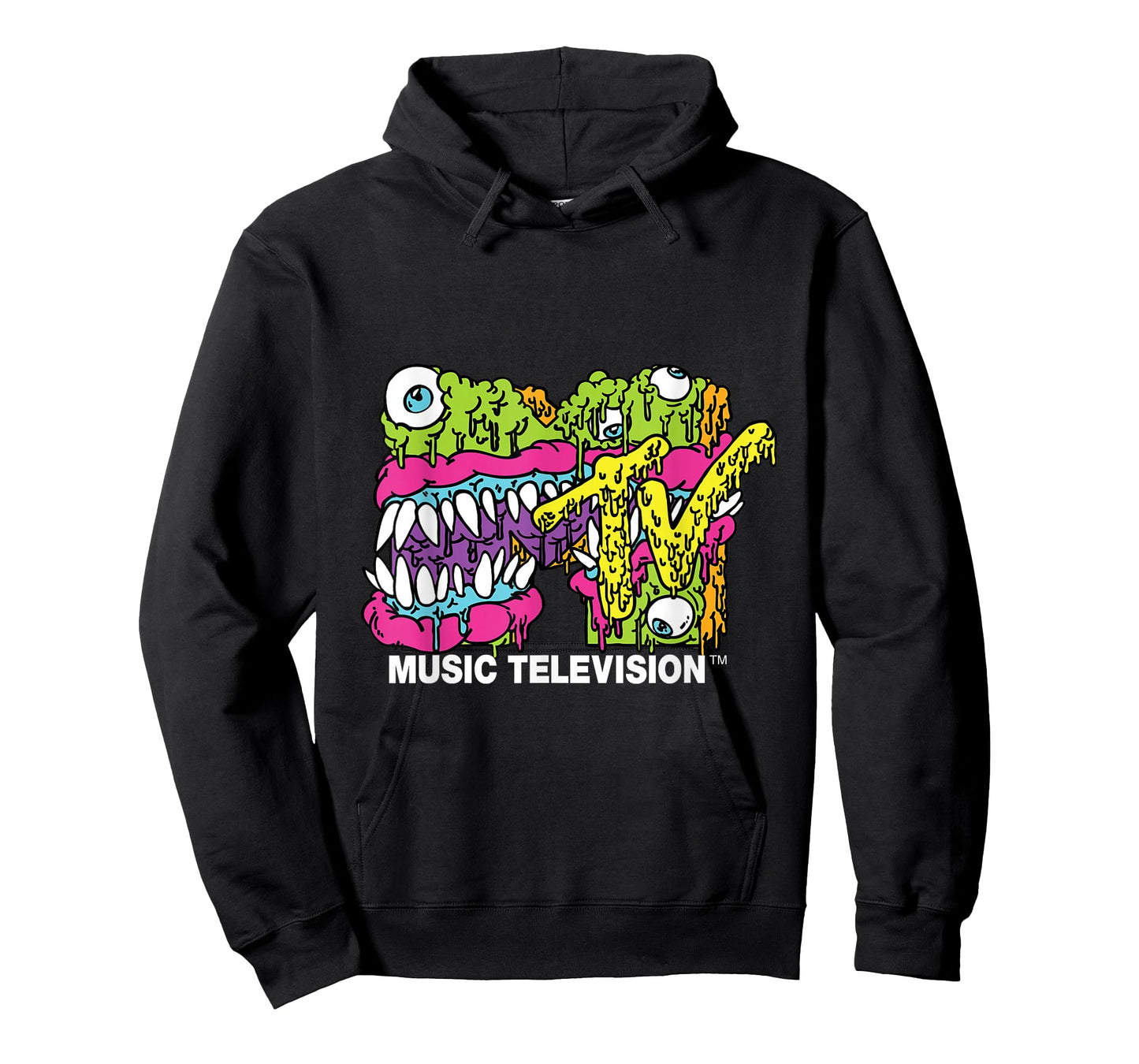 MTV Classic Logo Monster Design T-Shirt