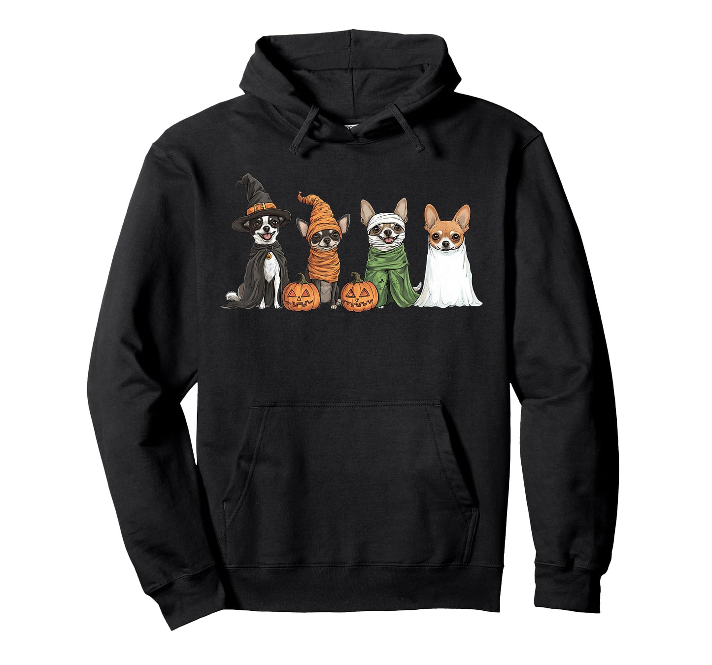 Cute Fall Chihuahua Dog Owner Halloween T-Shirt