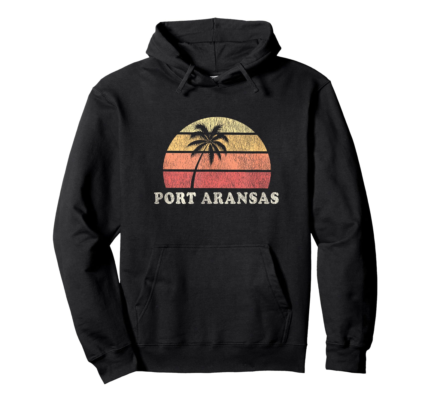 Port Aransas TX Vintage 70s Retro Throwback Design T-Shirt
