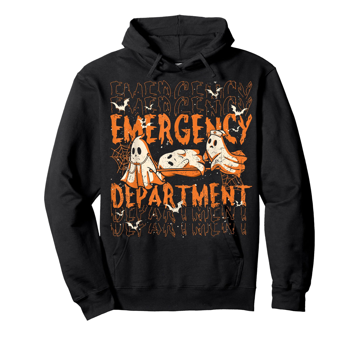 ER Nurse Emergency Department Halloween Spooky Season T-Shirt