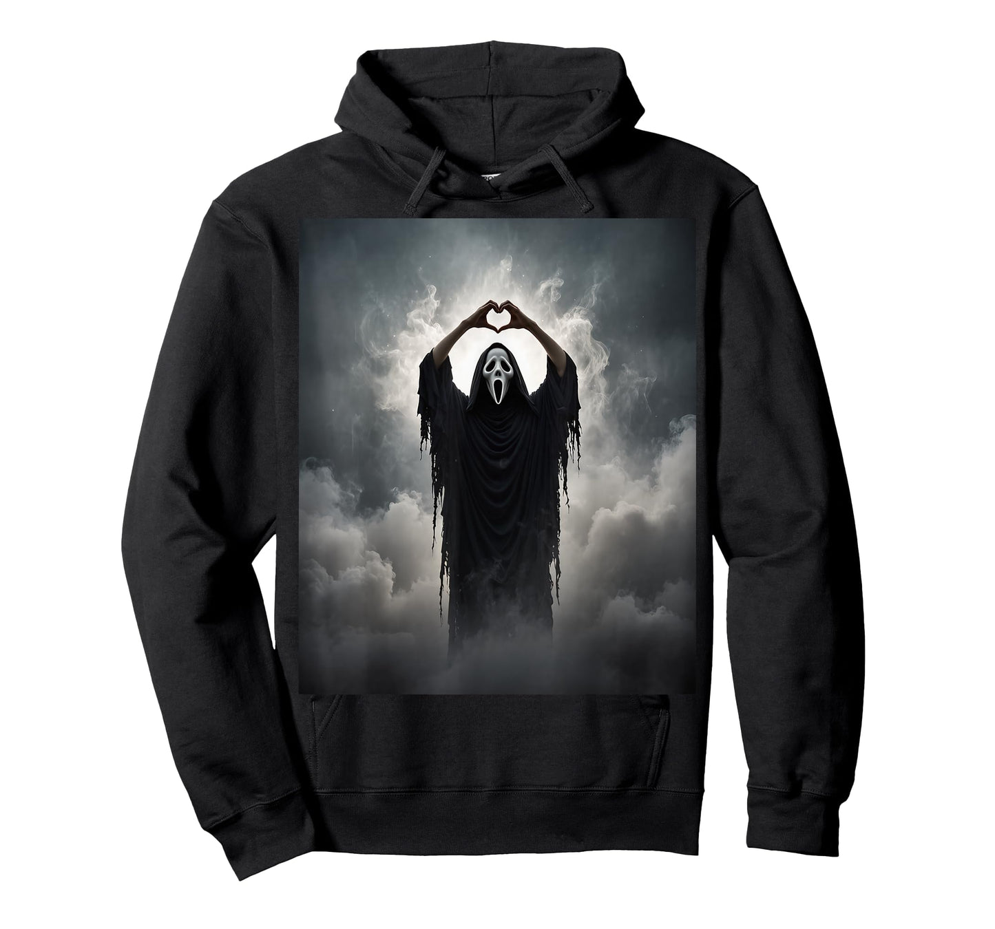 Ghost Heart Hands Scary Face Horror Poster Halloween 2025 T-Shirt