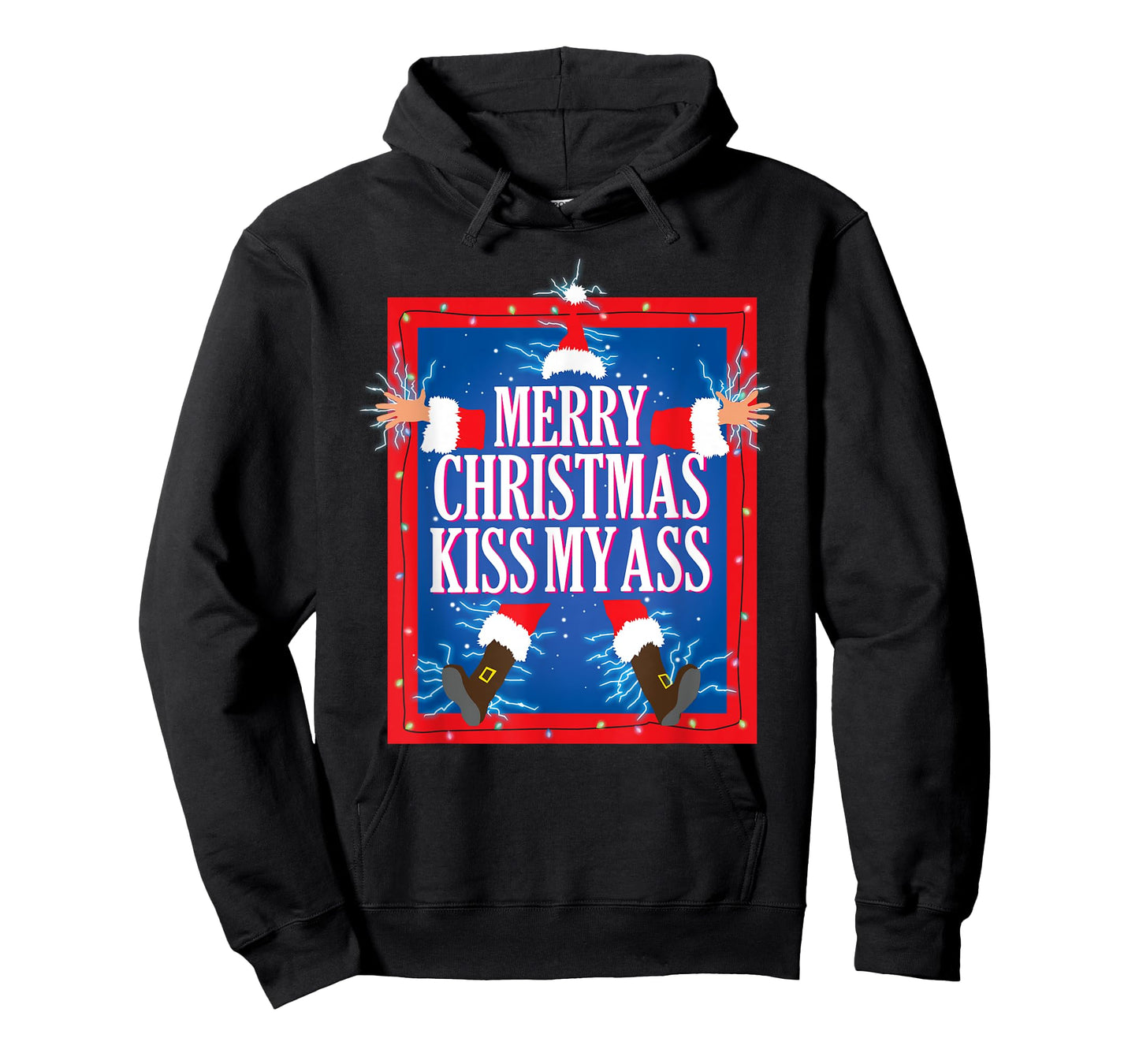 Merry Christmas Kiss My Ass Funny Christmas Vacation Movie T-Shirt
