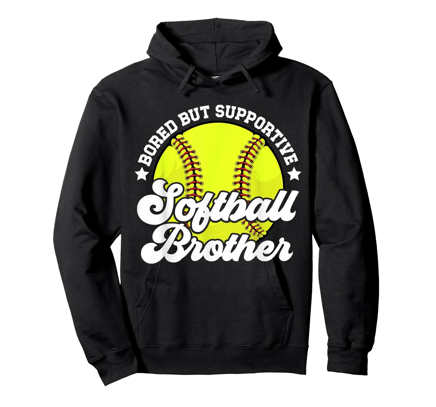 Supportive Softball Brother Softball Player's Brother T-Shirt