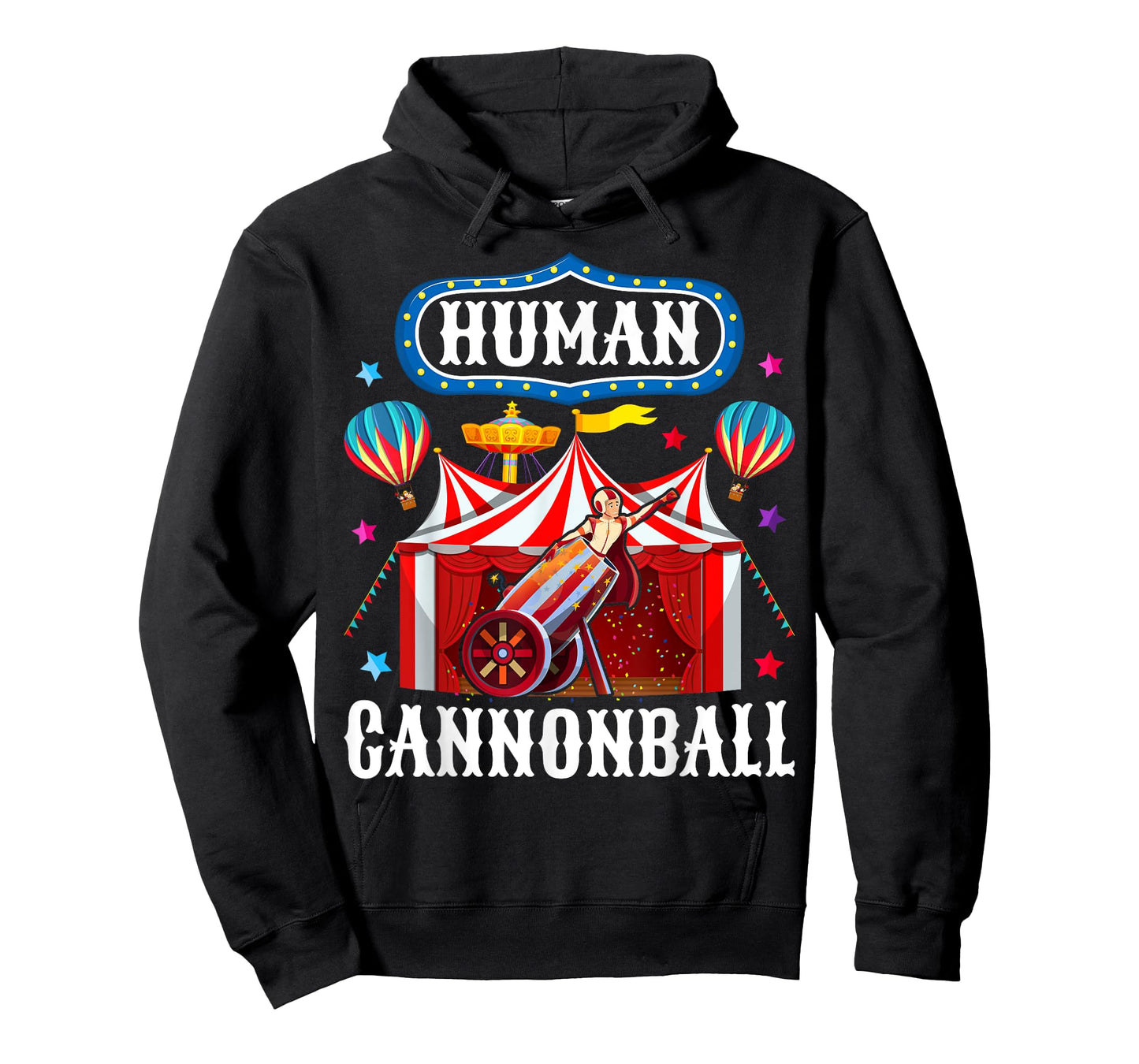 Cannonball Carnival Stuff Human Cannonball Circus Costume T-Shirt