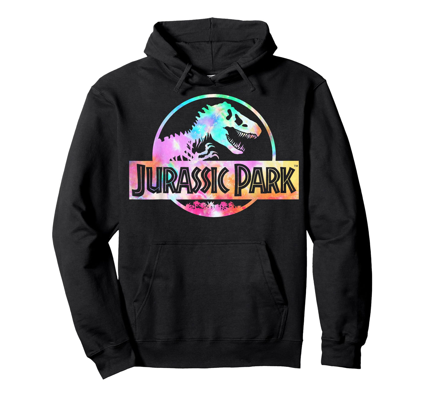 Jurassic Park Logo Tie Dye Gloss Graphic T-Shirt T-Shirt