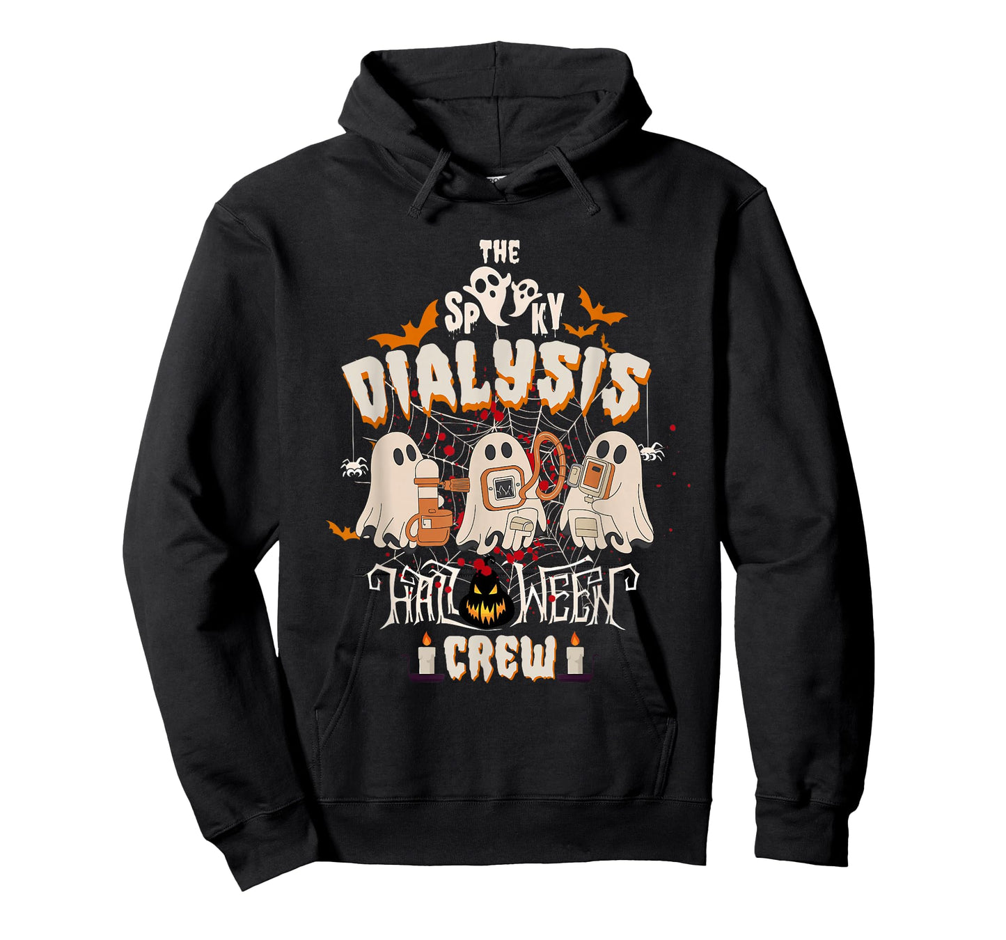 Dialysis Technician Spooky Dialysis Halloween Crew Dialysis T-Shirt