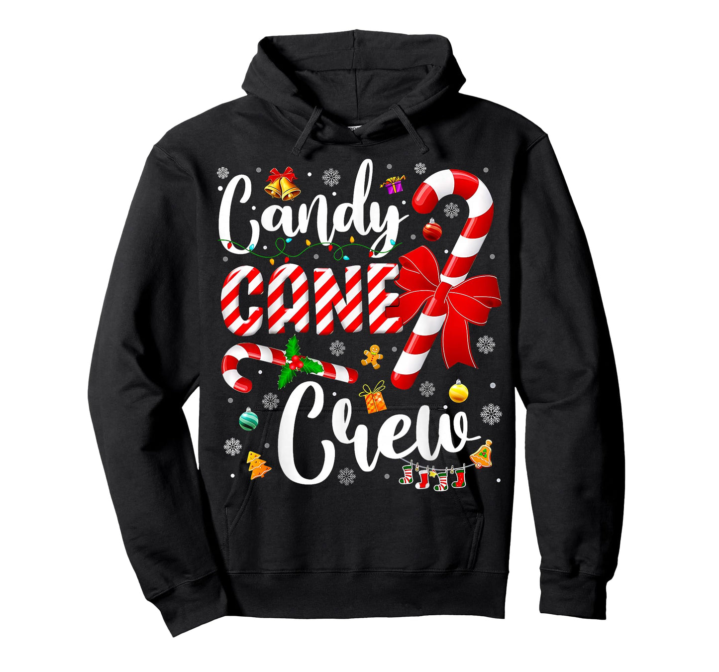 Candy Cane Crew Christmas Xmas Love Candy Boys Girls Kids T-Shirt