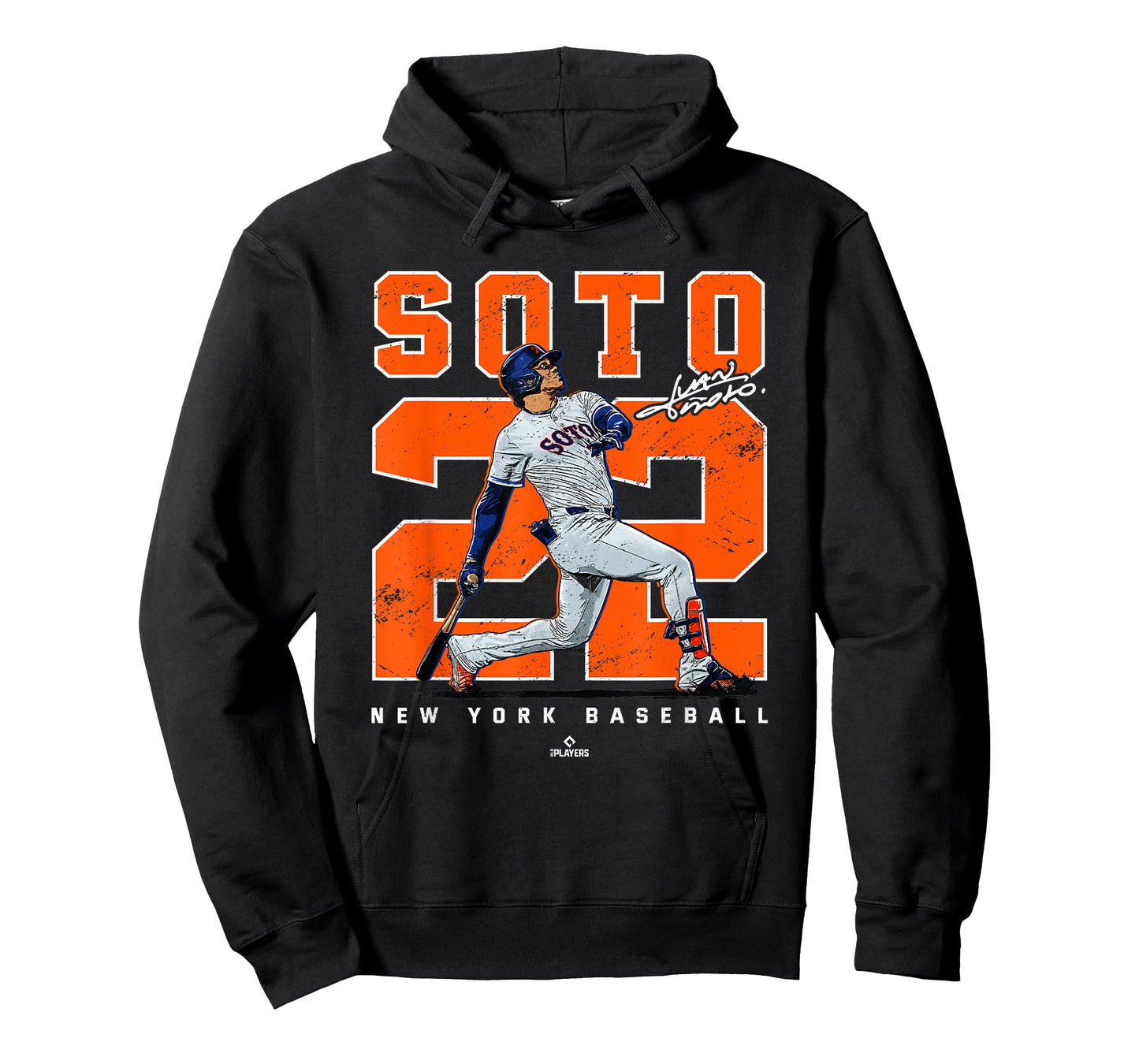 Number & Portrait Juan Soto New York Baseball MLBPA T-Shirt
