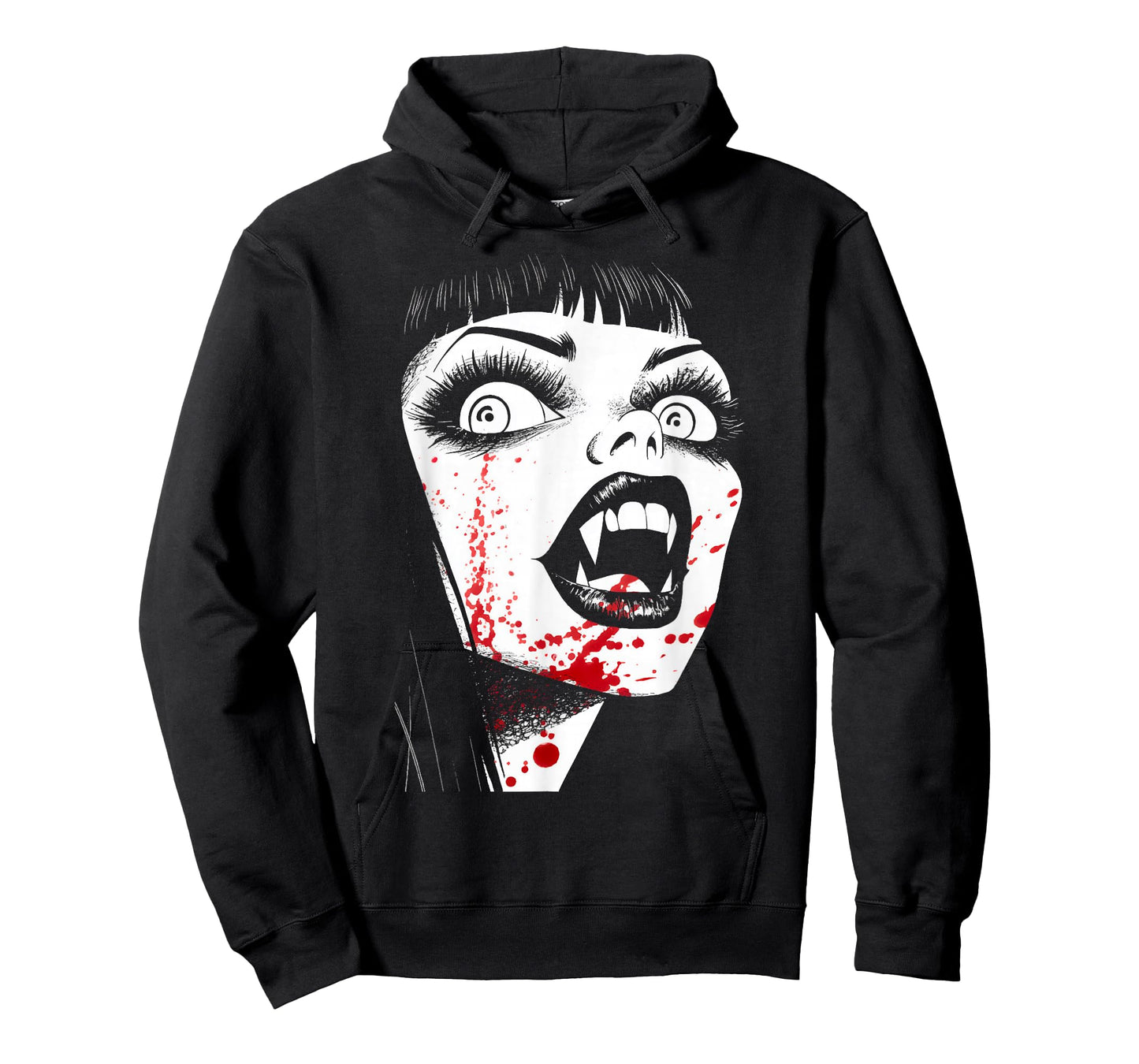 Vampish Vampiress Bares Her Fangs T-Shirt