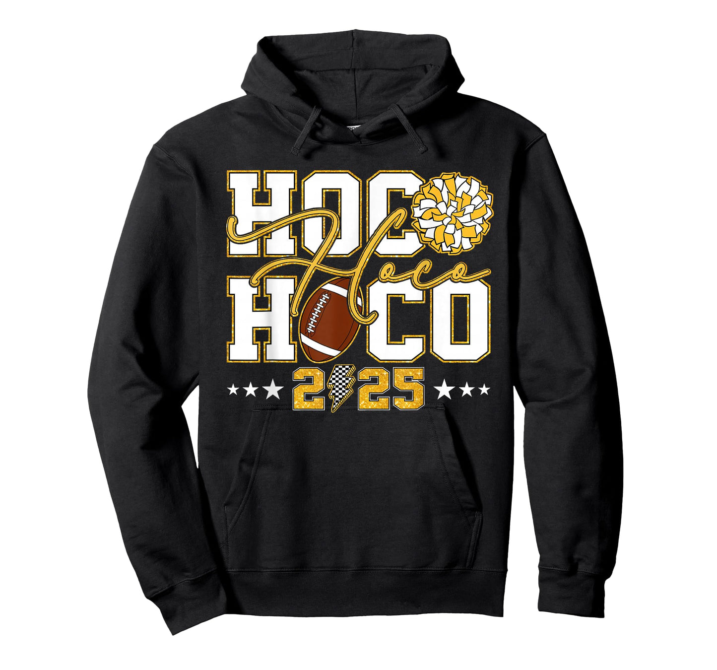 HOCO 2025 High School Homecoming Game Day Lightning Bolt T-Shirt