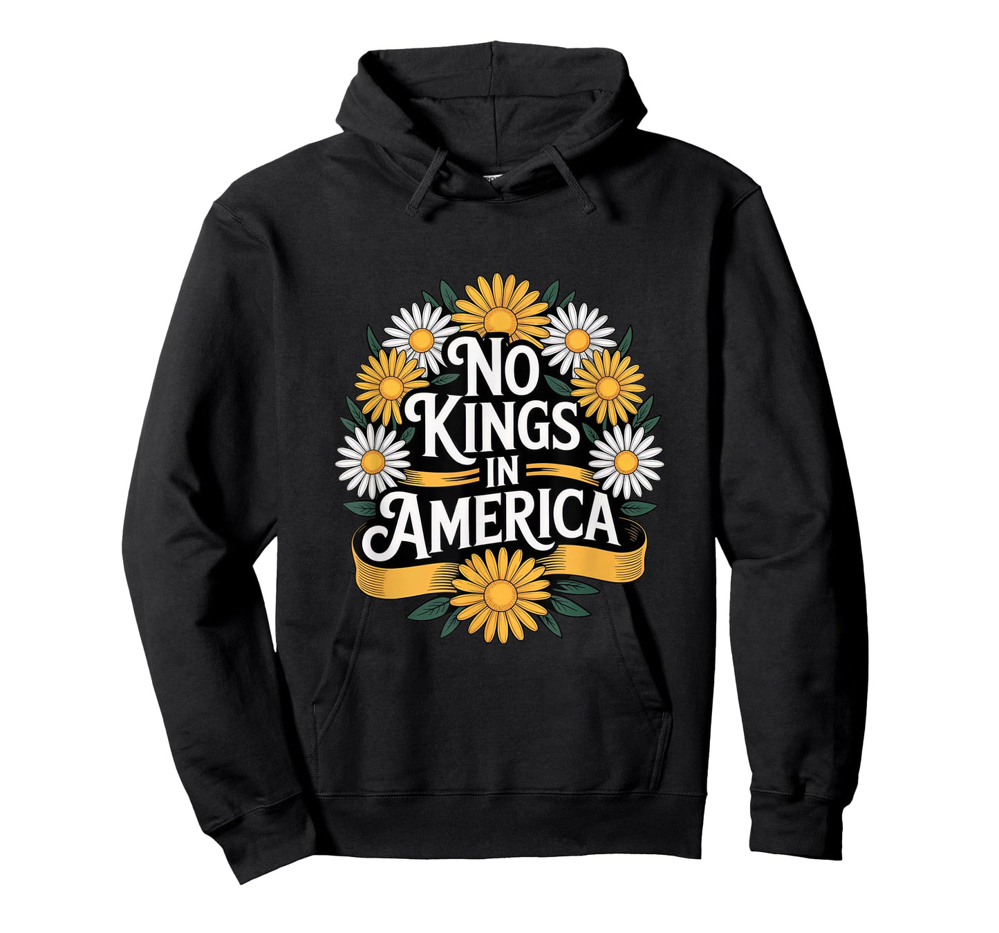 No Kings In America Flower Boho 70s Vintage Women T-Shirt