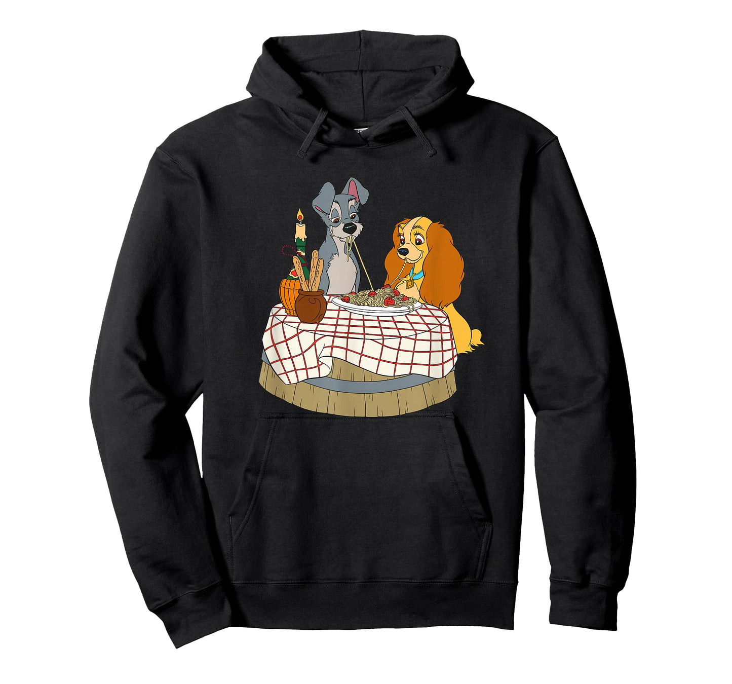 Disney Lady and Tramp Bella Notte Spaghetti T-Shirt T-Shirt