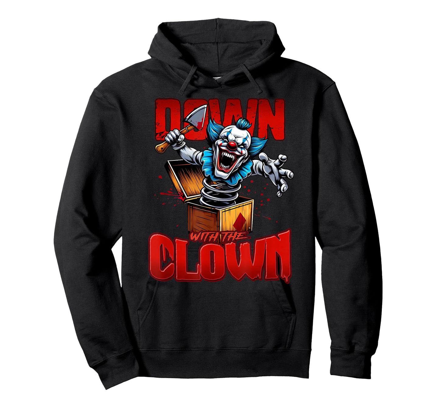 Down with The Clown Hatchet Man ICPS Horror Core T-Shirt