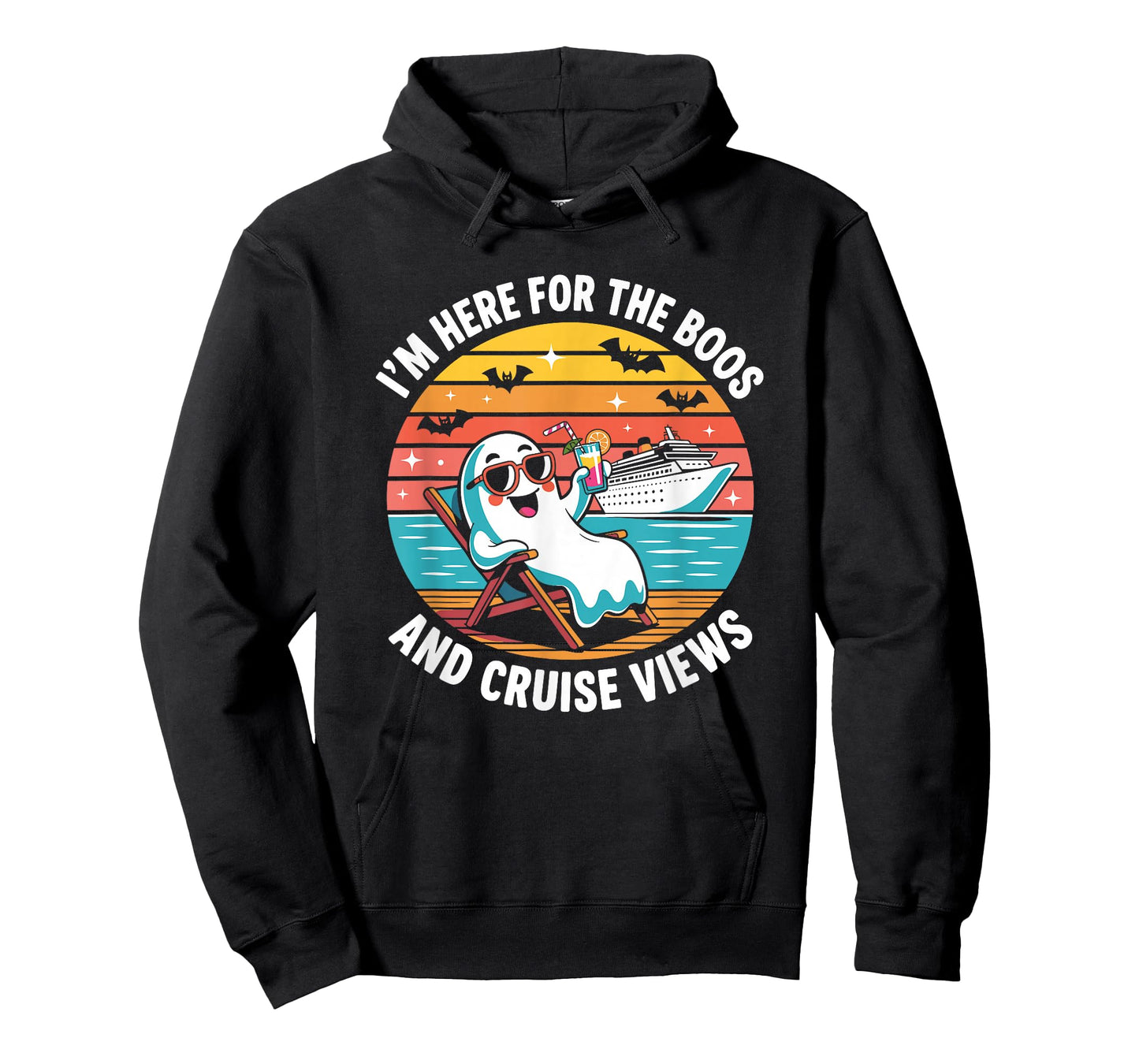 Here for The Boos and Cruise Views Halloween Party T-Shirt