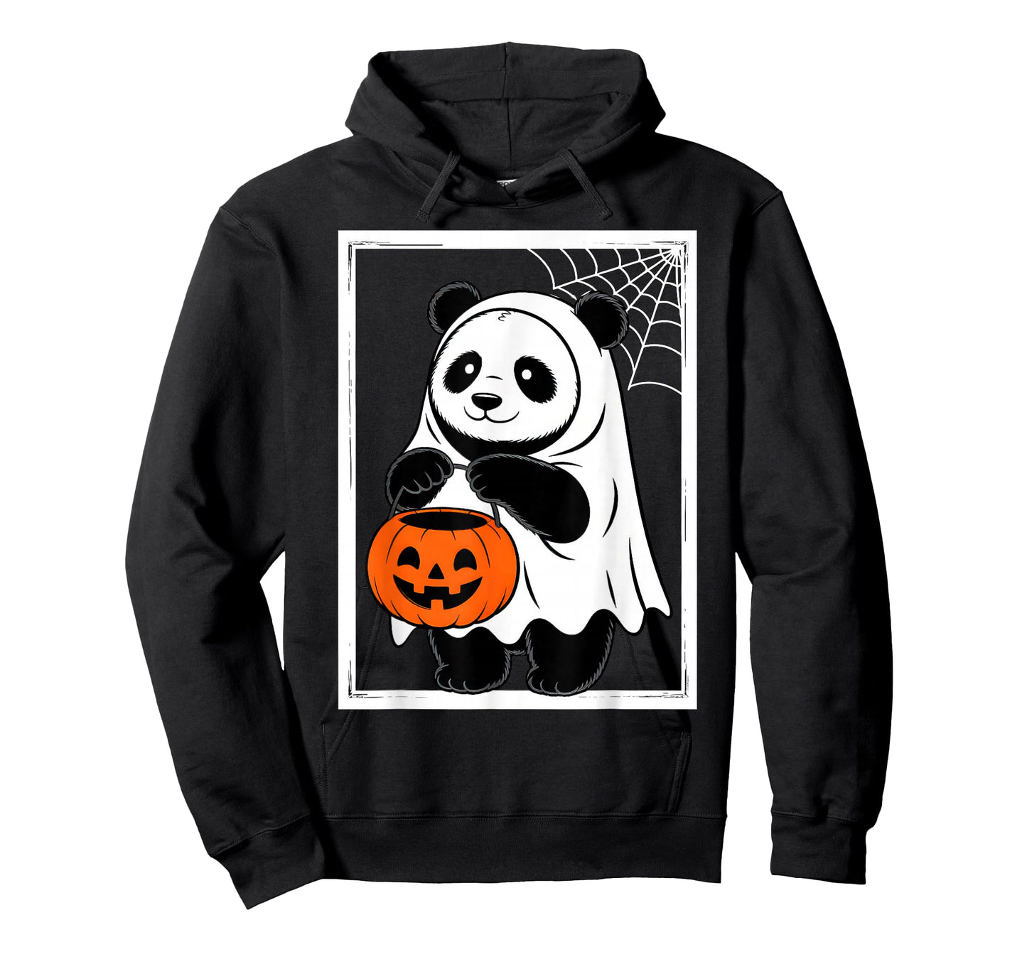Cute Ghost Panda Men Women Kids Halloween Funny Ghost T-Shirt