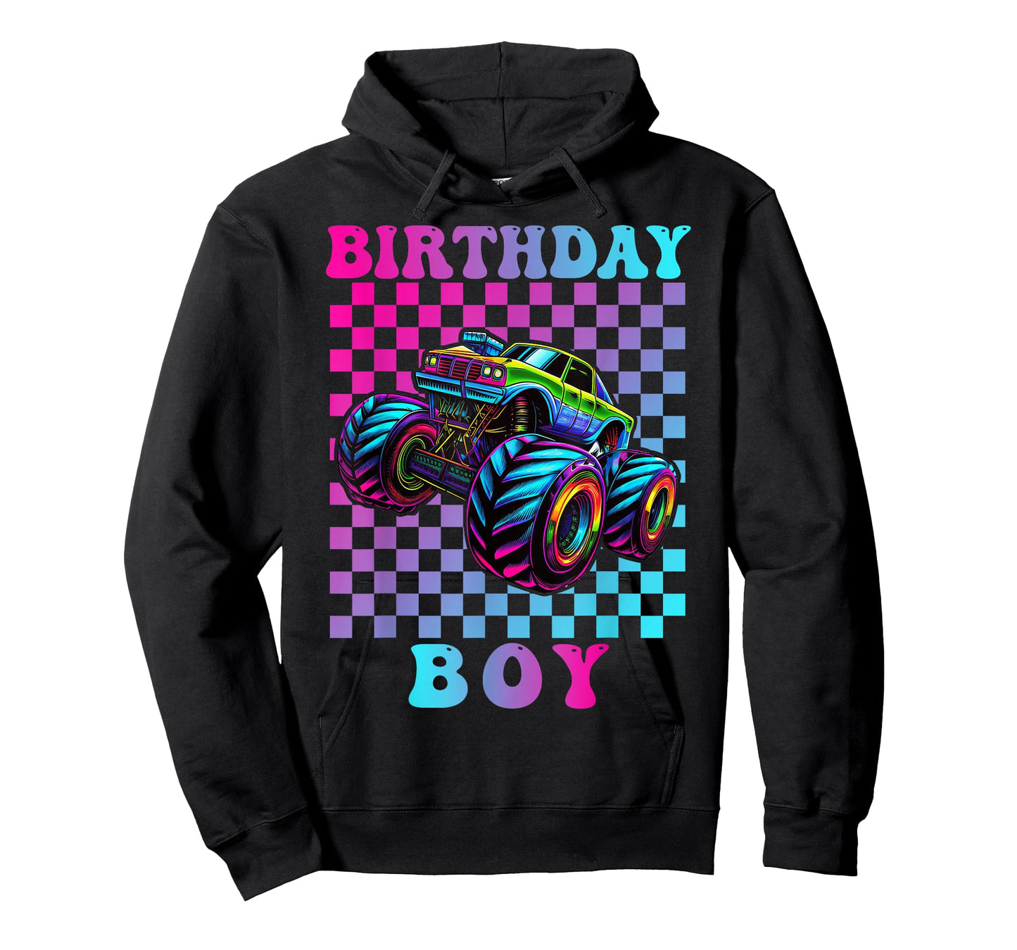 Monster Truck Birthday Boy Family Matching Truck Lovers T-Shirt