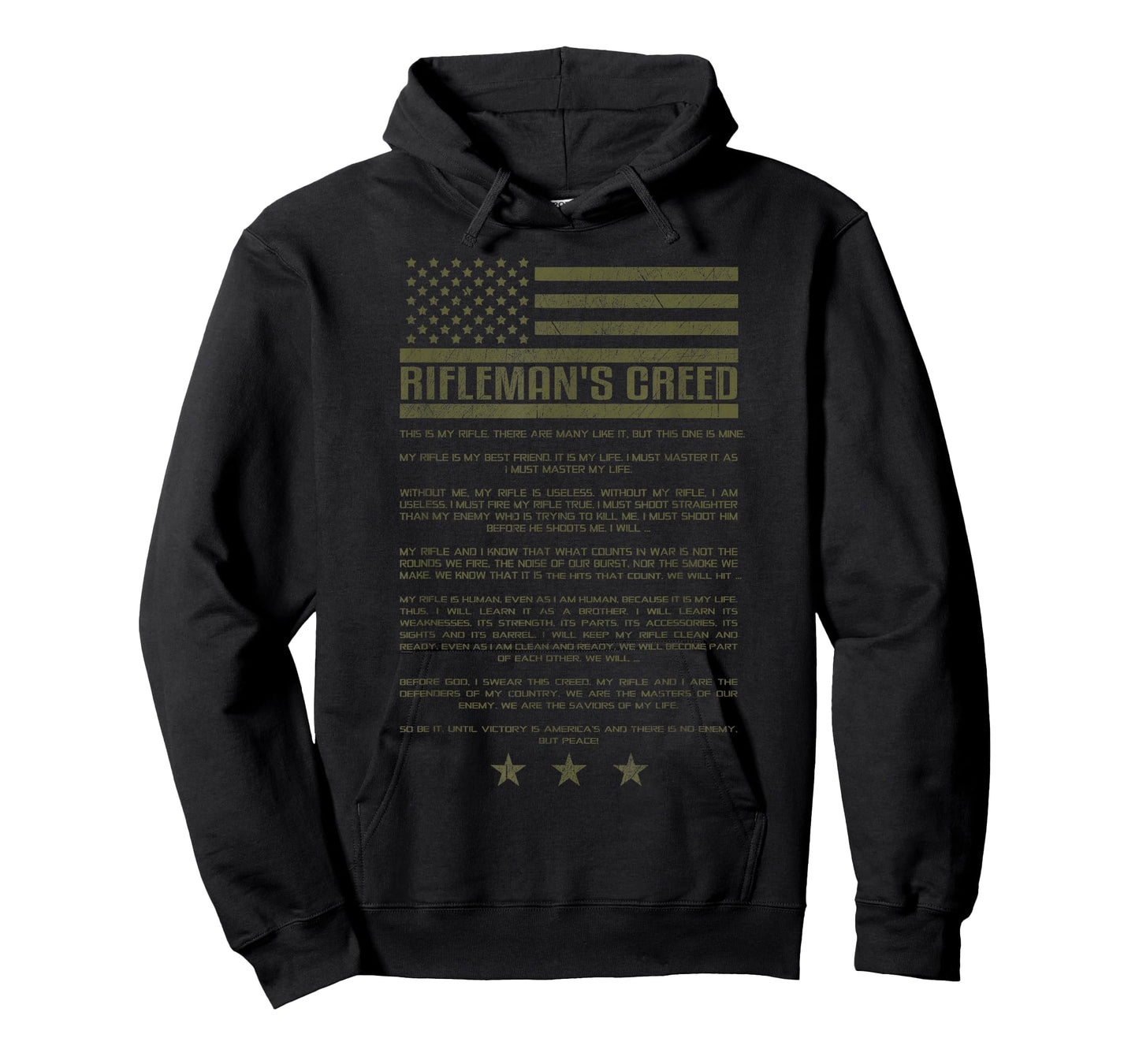 US Rifleman Creed Military Ethos Army Code T-Shirt