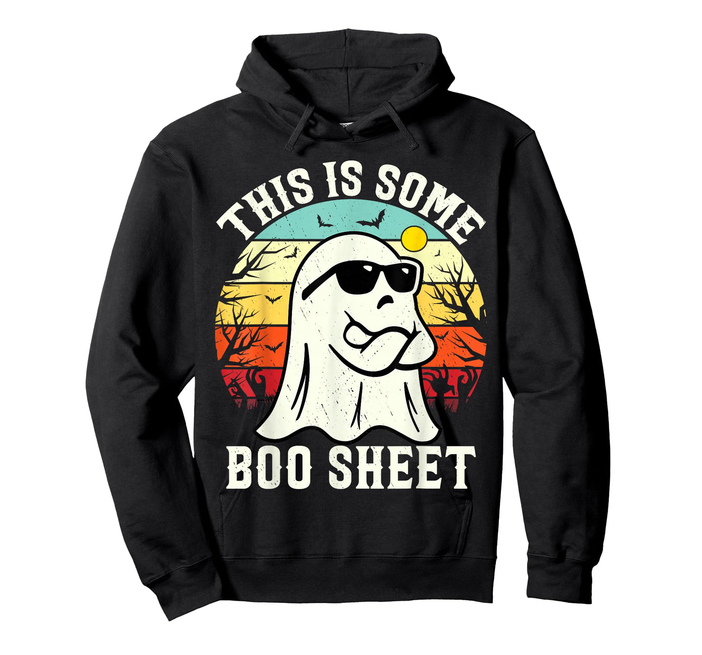 This Is Some Boo Sheet Ghost Retro Halloween Funny Halloween T-Shirt