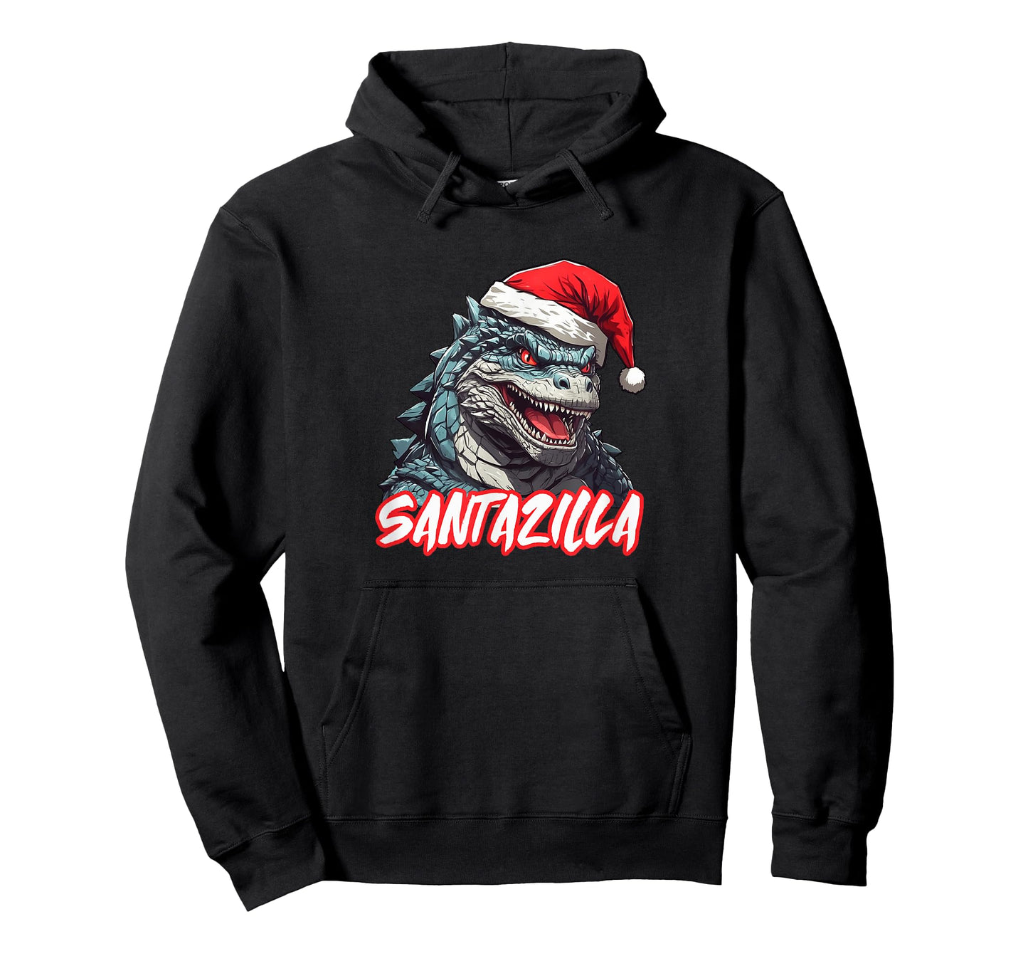 Santazilla Japanese Monster Kaiju Christmas T-Shirt