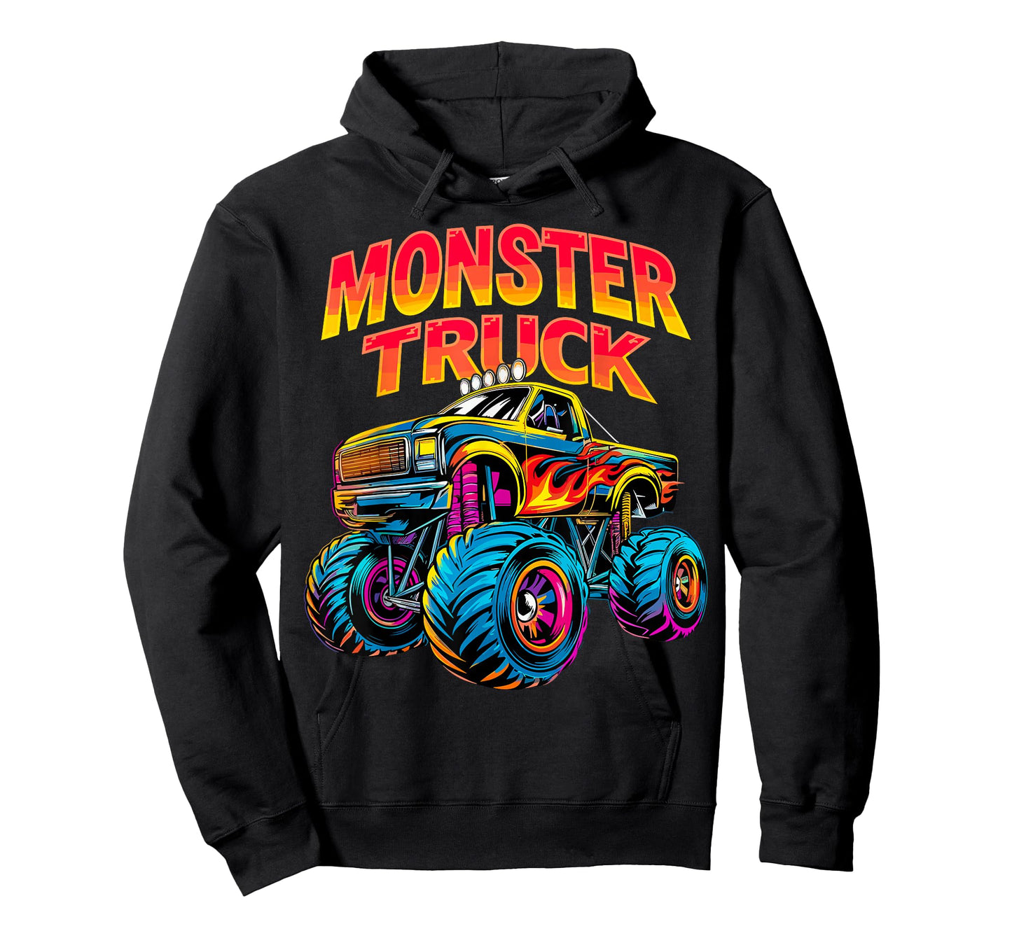 Monster Truck Retro Colorful T-Shirt