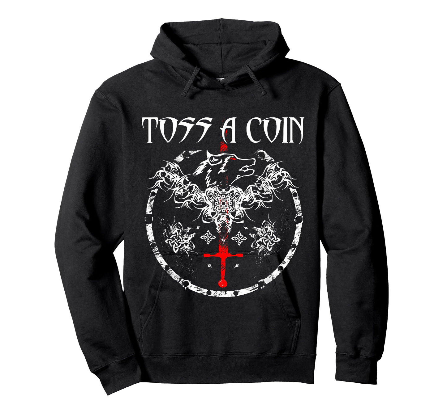Toss A Coin Shirt Wolf Graphic Shirt Mystery Shirts Gamer T-Shirt