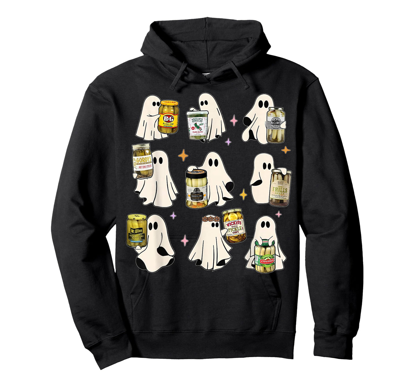 Ghost Canned Pickles Cute Ghost Pickle Jar Canning Season T-Shirt