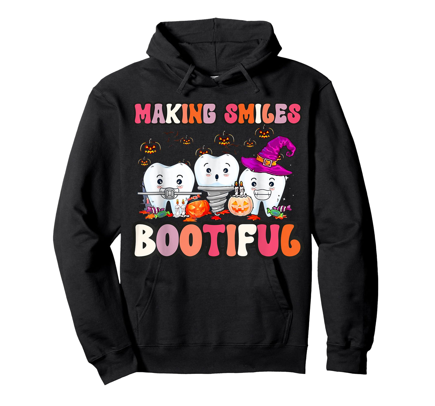 Making Smiles Bootiful Funny Ghost Dentist Halloween Dental T-Shirt