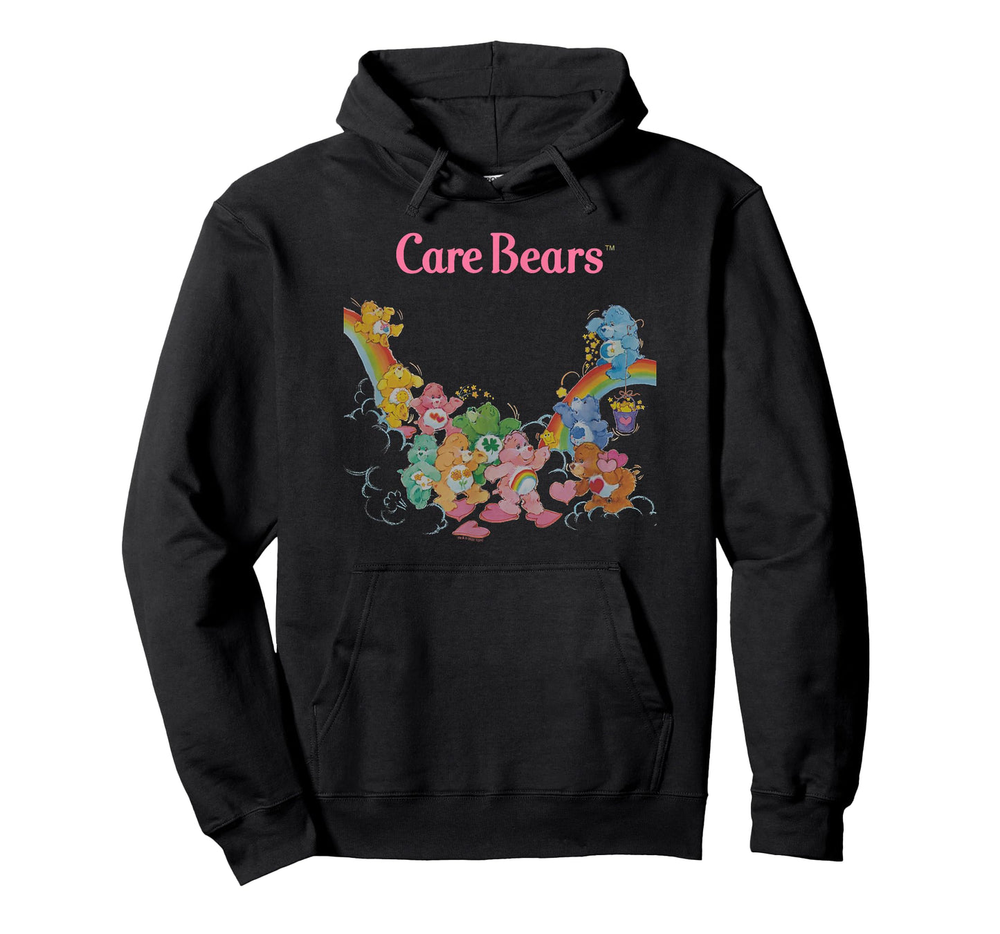Care Bears Vintage Classic Rainbow Group Heart Poster T-Shirt