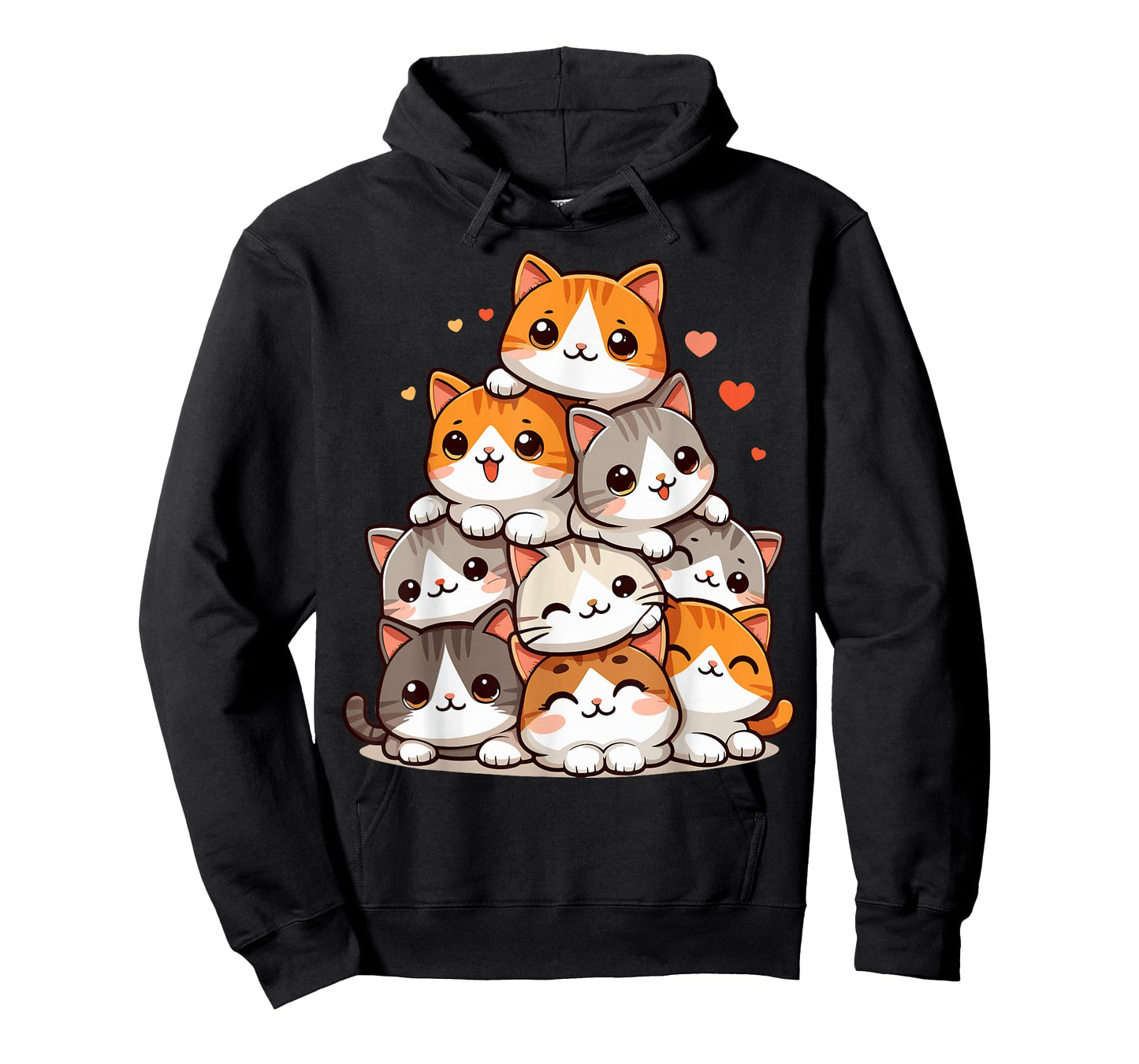 Cat Kawaii Cute Cats Anime T-Shirt