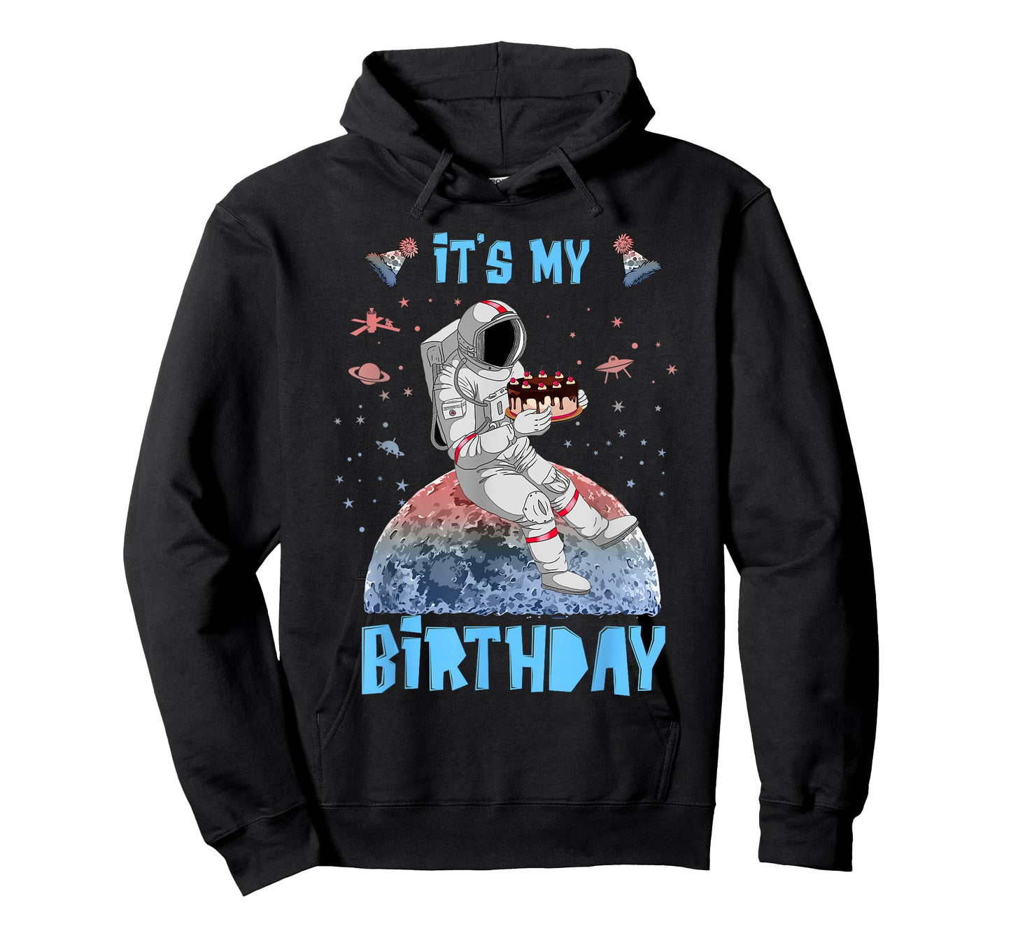 It's My Birthday Astronaut Youth Kids Outer Space Lovers T-Shirt