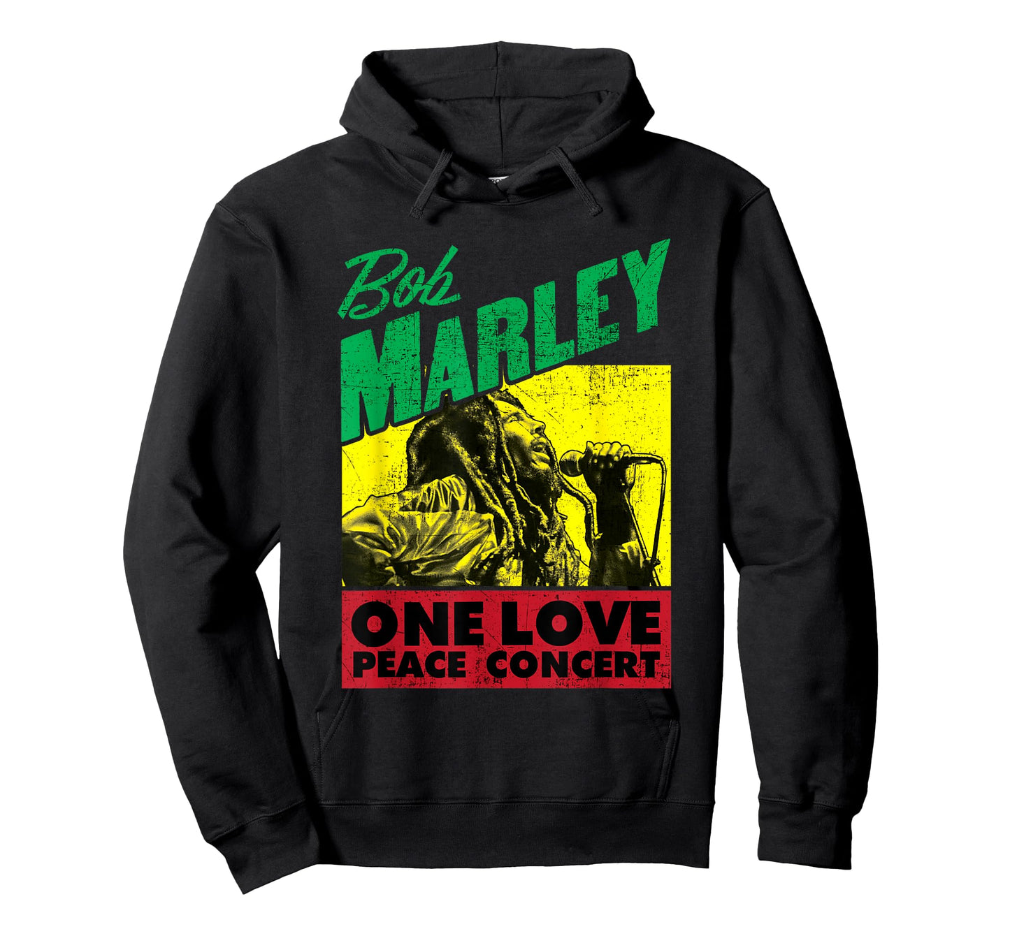 Official Bob Marley One Love Peace Concert T-Shirt
