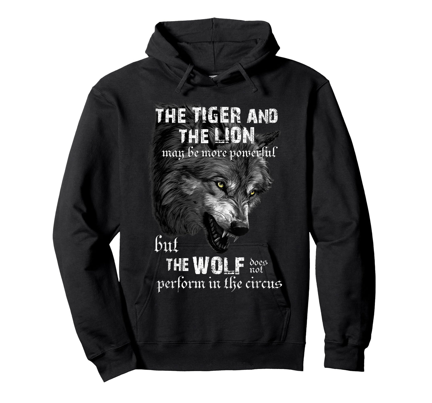 Tiger, Lion, Alpha Wolf Meme, Sigma Lone Wolf, Cringe Emo T-Shirt