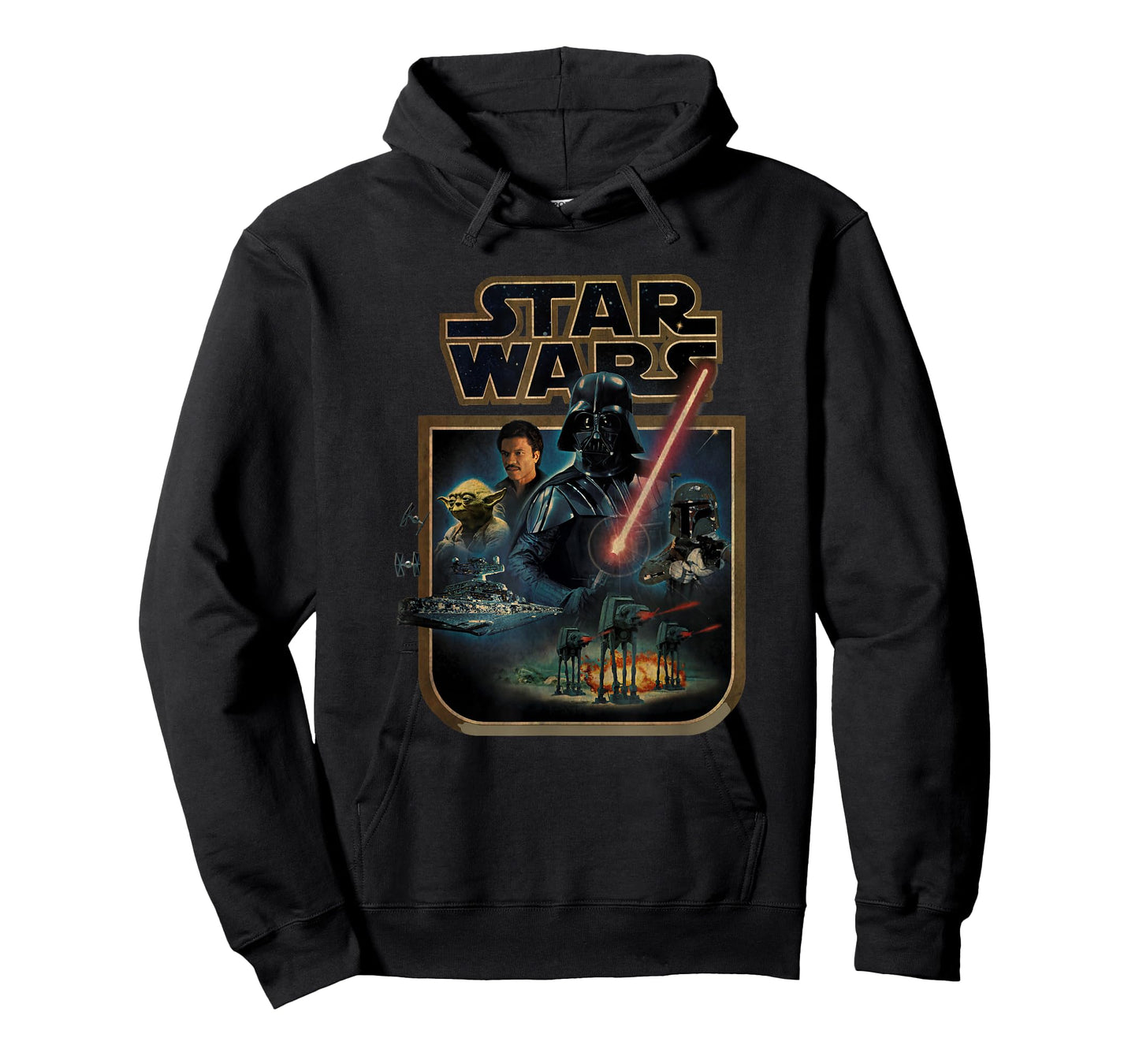 Star Wars The Empire Strikes Back Vintage Collage Poster T-Shirt