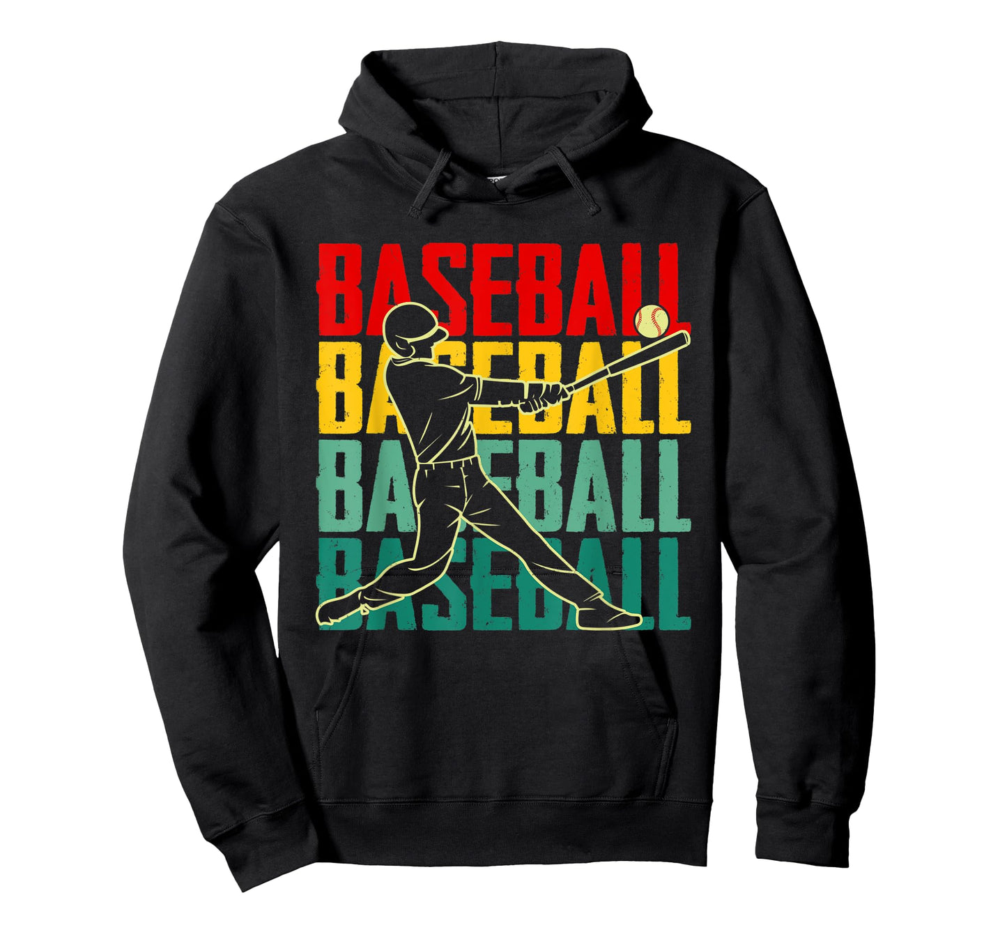 Vintage Baseball Player Retro Game Day Baseball Season T-Shirt