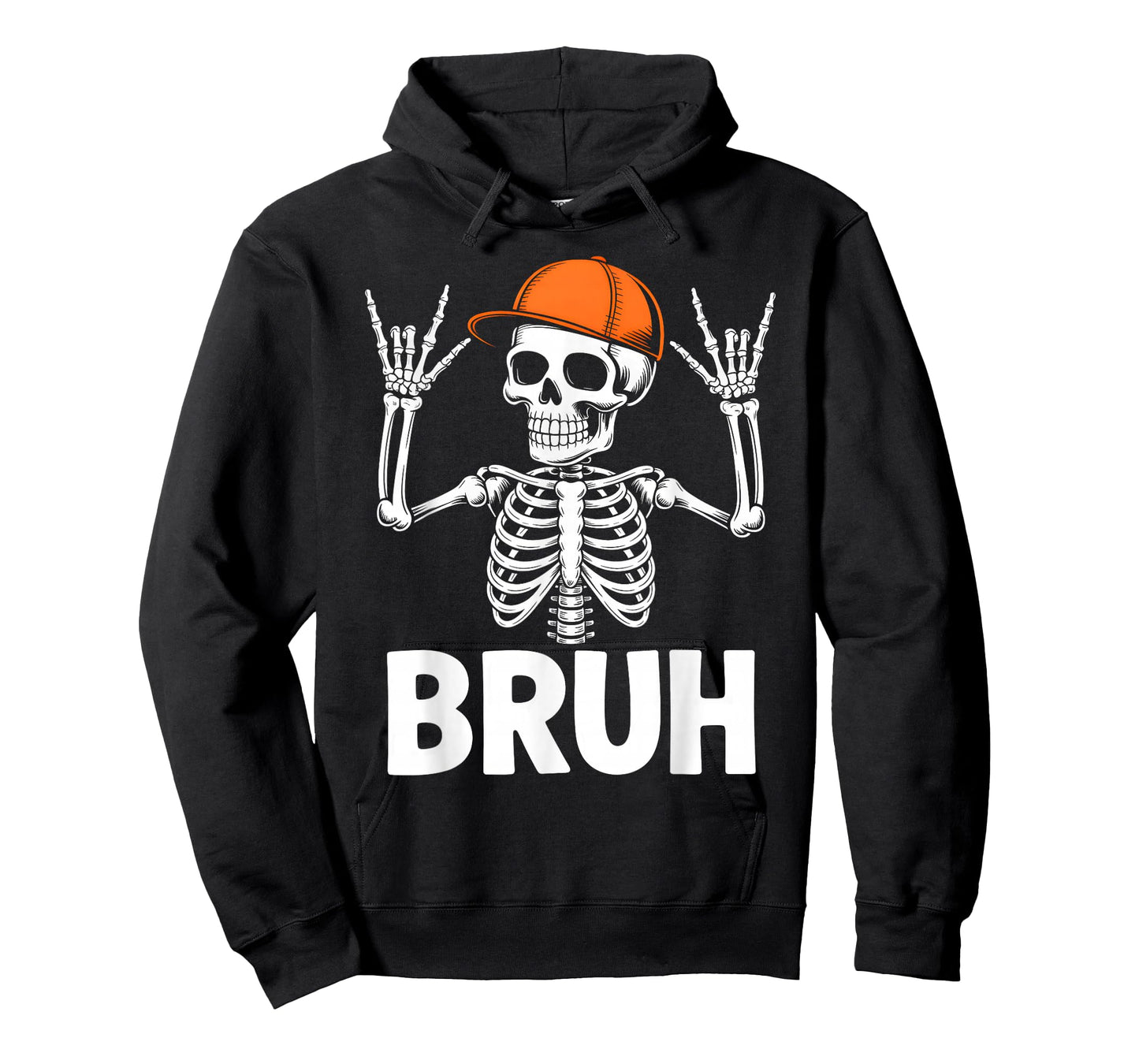 Skeleton Rock On Bruh Halloween for Boys Men Kids Toddler T-Shirt