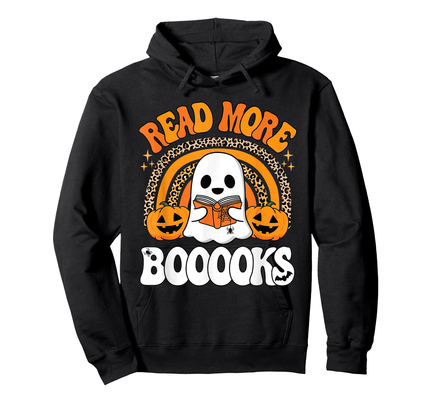 Read More Books Booooks Ghost Pumpkin Cute Teacher Halloween T-Shirt