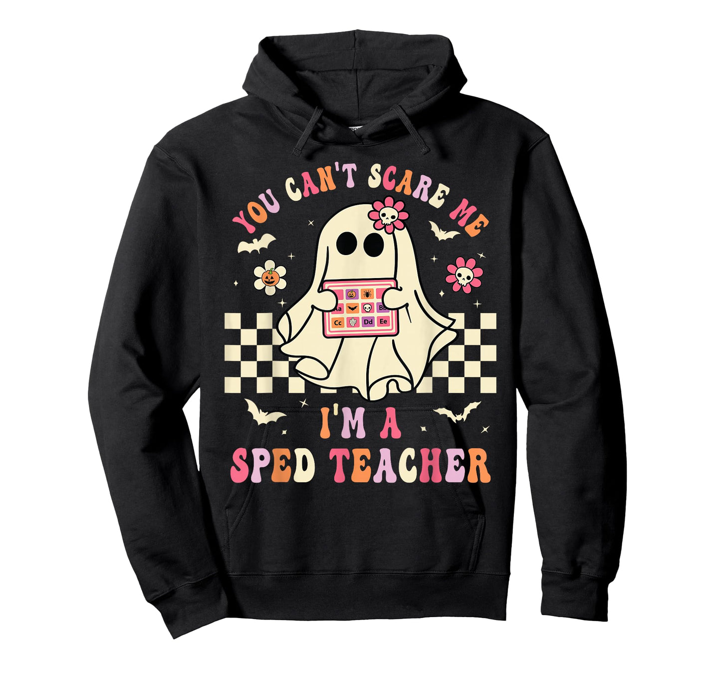 You Can't Scare Me I'm A SPED Teacher Crew Squad Halloween T-Shirt