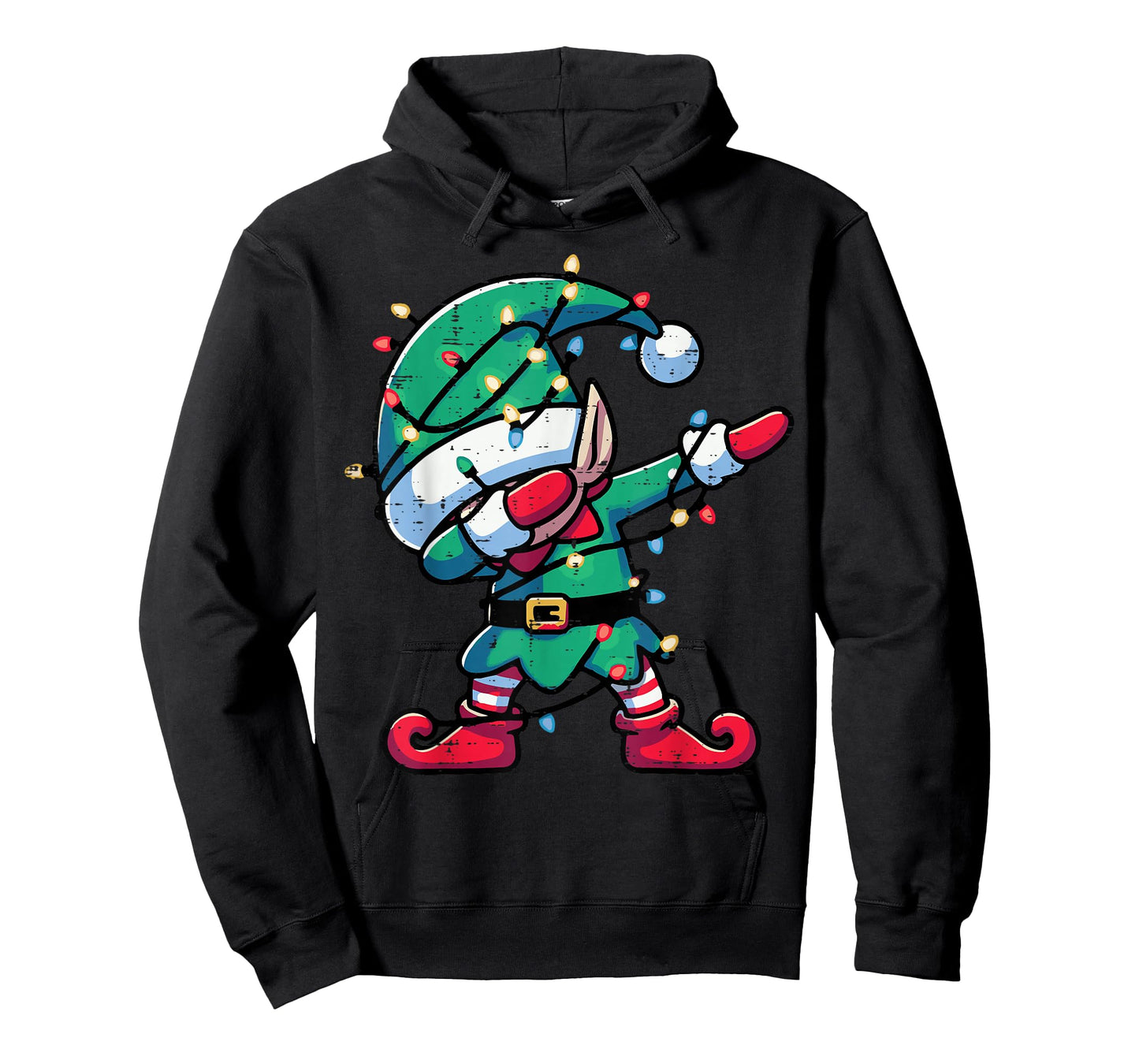 Christmas Elf Dab Cute Xmas Boys Girls Kids Toddler Youth T-Shirt