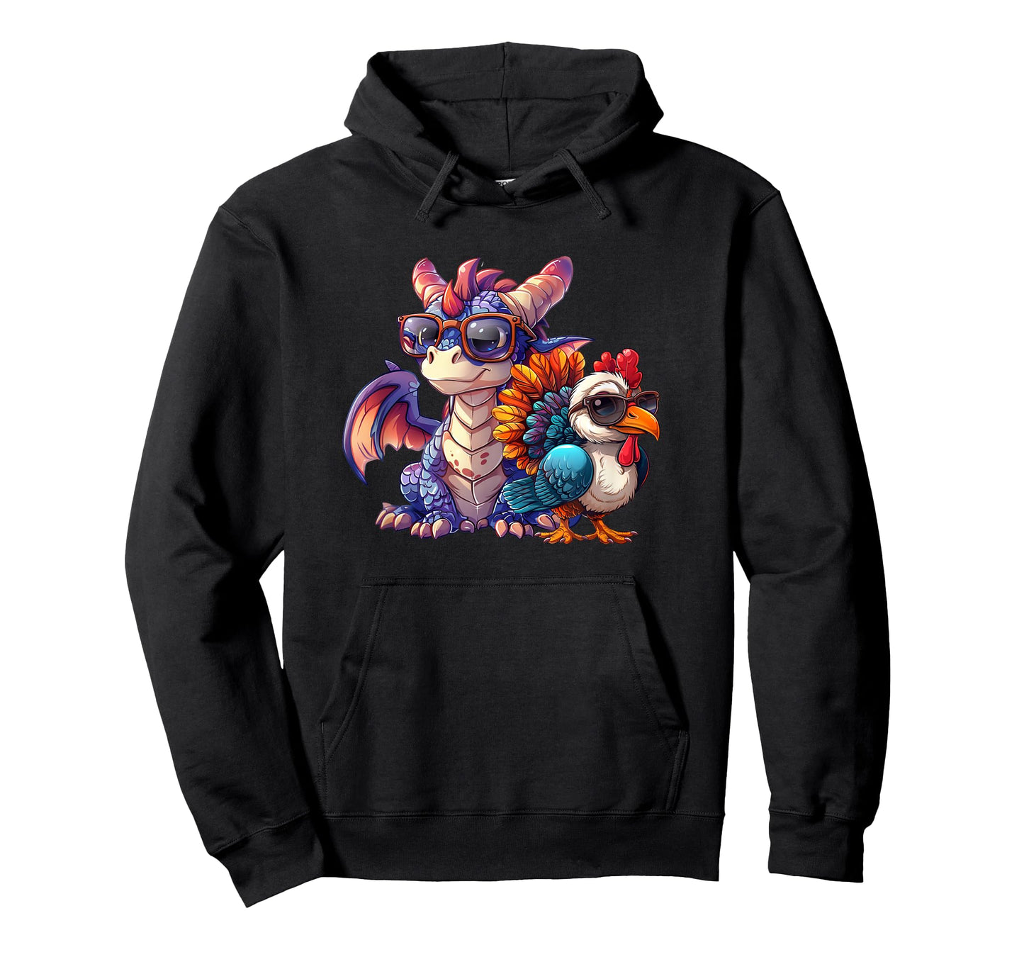 Dabbing Dragon And Turkey - Dragon Thanksgiving T-Shirt