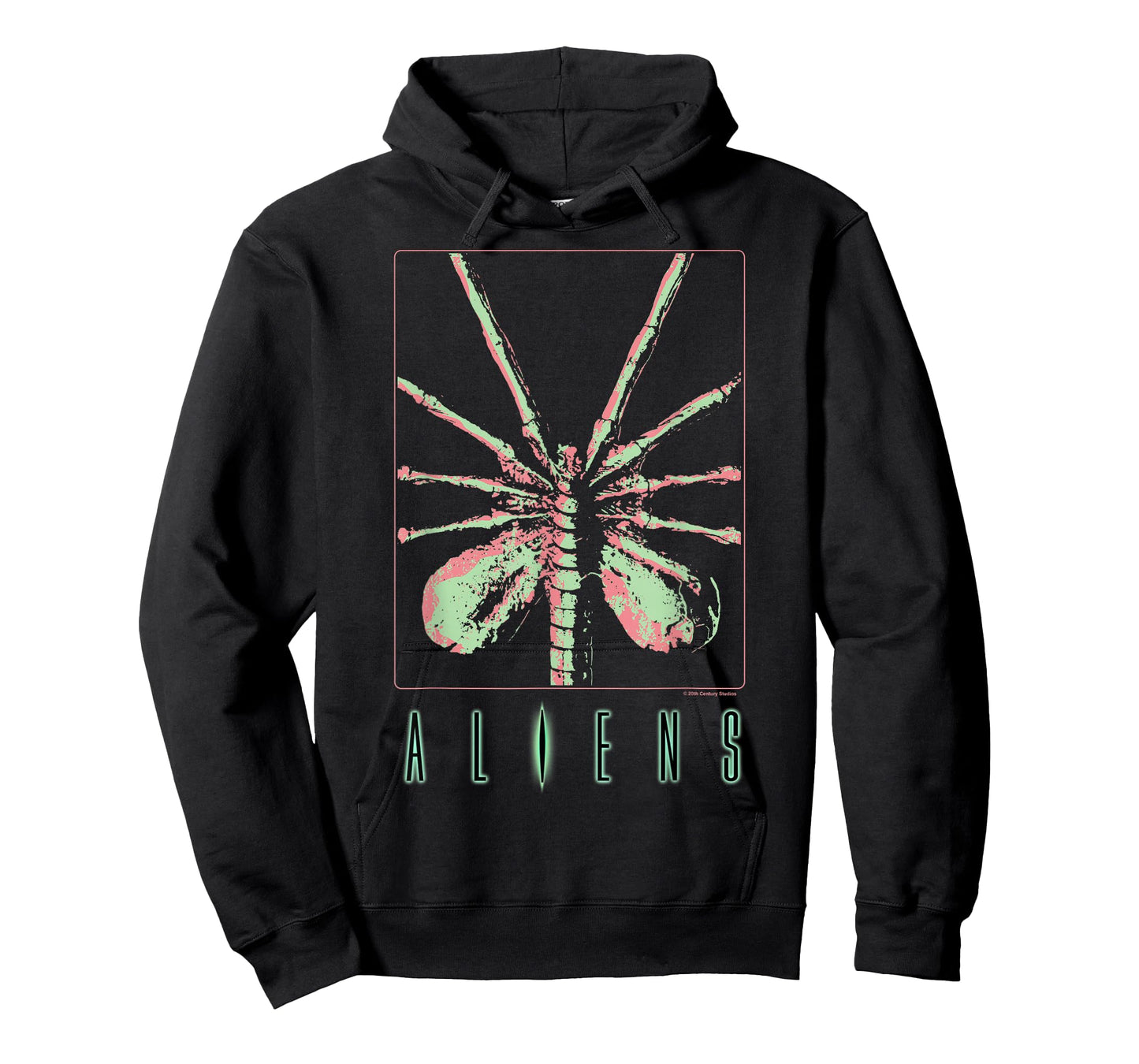 Aliens Iconic Facehugger Ready To Attack Big Chest Poster T-Shirt