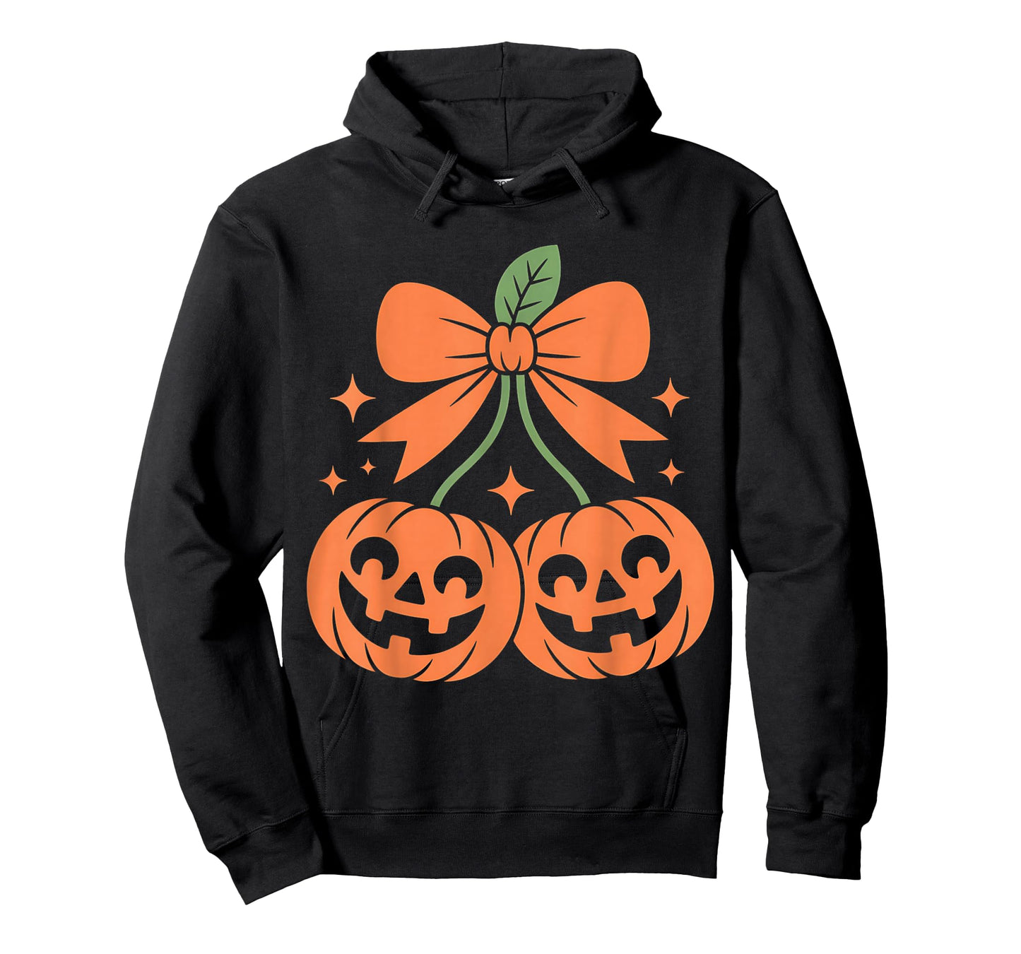 Pumpkin Cherries Autumn Girl Halloween Fall T-Shirt