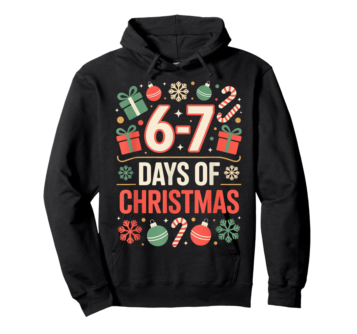 67 Meme Christmas Holiday Funny Six Seven Gen Alpha Z T-Shirt