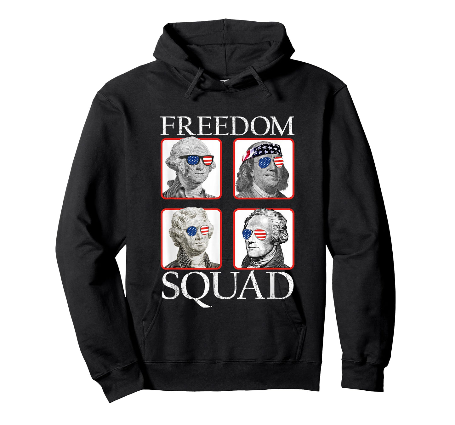 Freedom Squad Founding Fathers Revolution American Patriotic T-Shirt