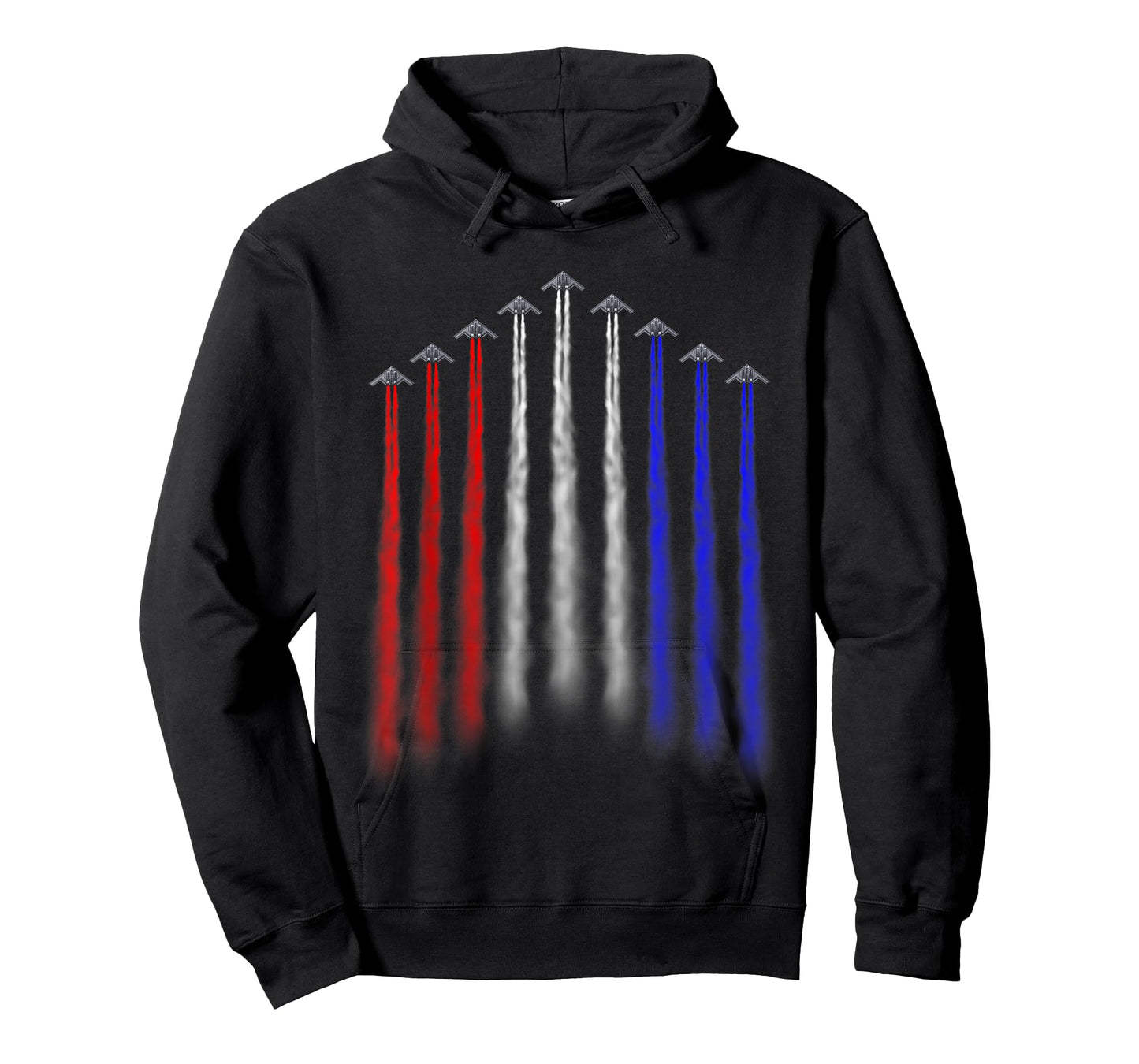 American Independence Bomber Jet Patriotic 4th of July Tee T-Shirt
