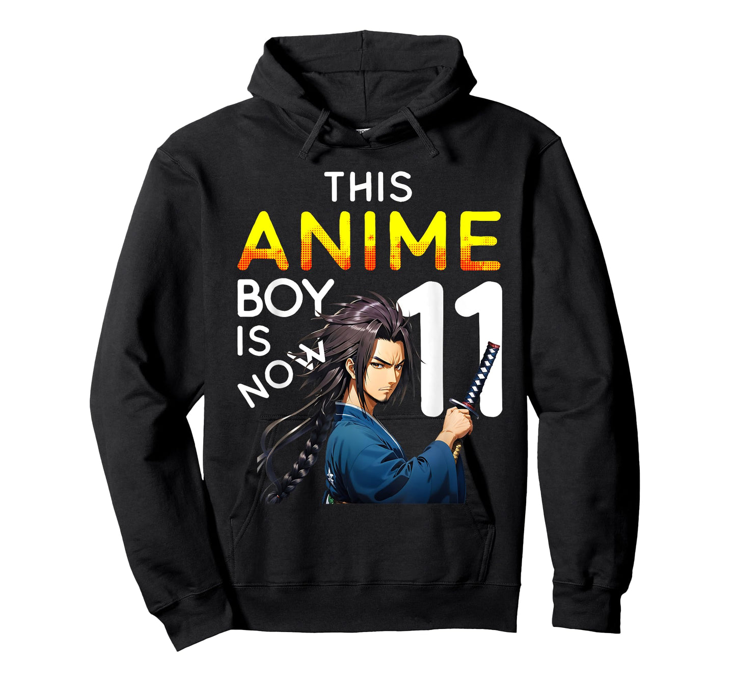 This Anime Boy Is Now 11 Years Old 11th Birthday Kawaii Kids T-Shirt