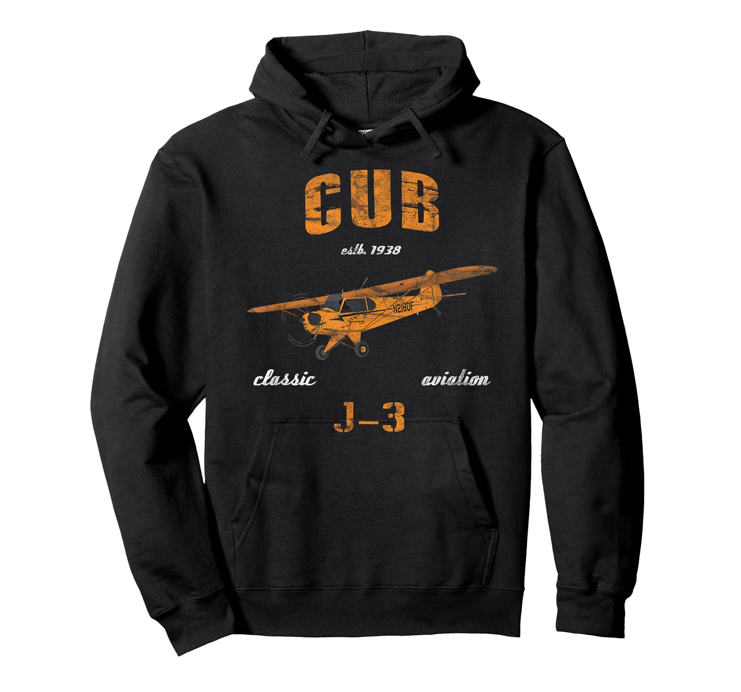 J-3 Cub Classic Airplane Aviation Vintage Pilot T-Shirt
