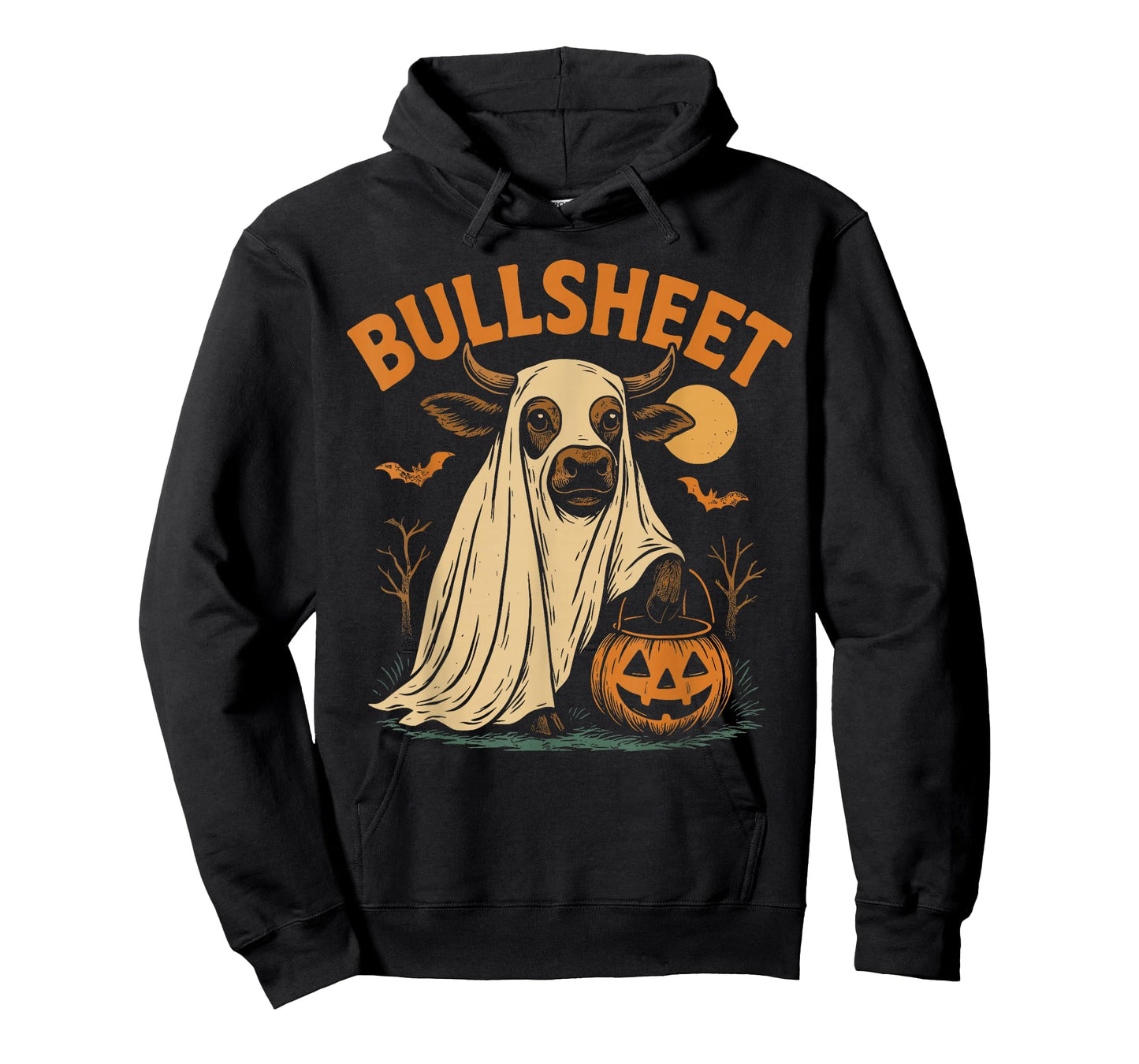 Bullsheet Ghost Cow - Funny Country Halloween T-Shirt