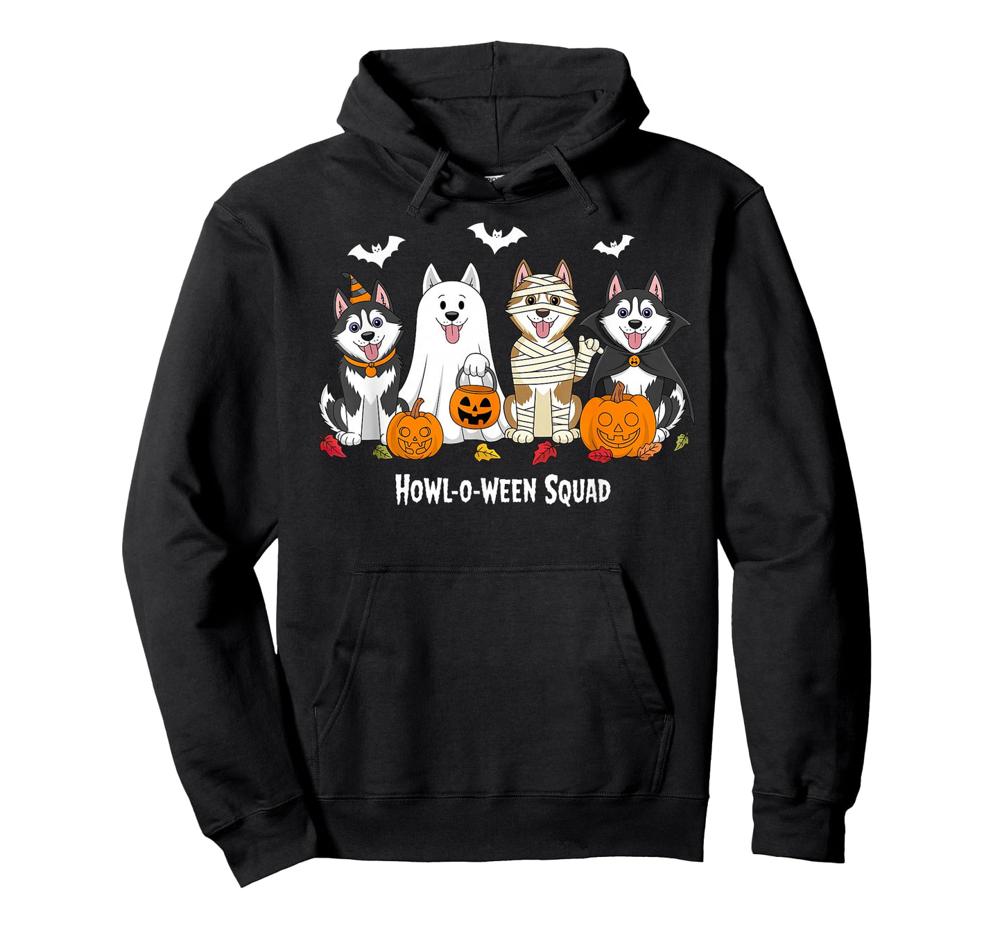 Husky Halloween Howl O Ween Squad T-Shirt