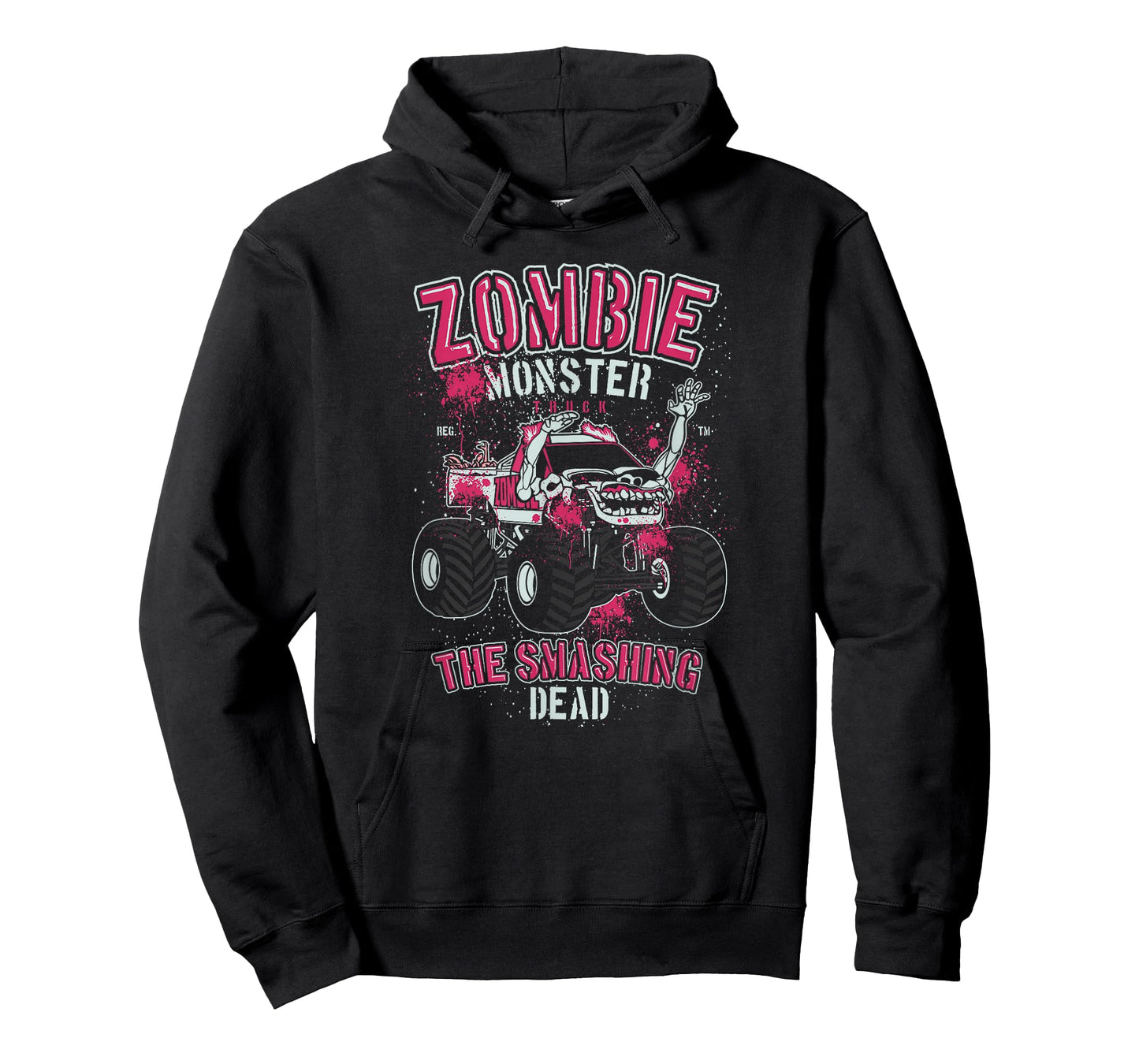 FUNNY MONSTER TRUCK ZOMBIE MONSTER THE SMASHING DEAD TRUCK T-Shirt