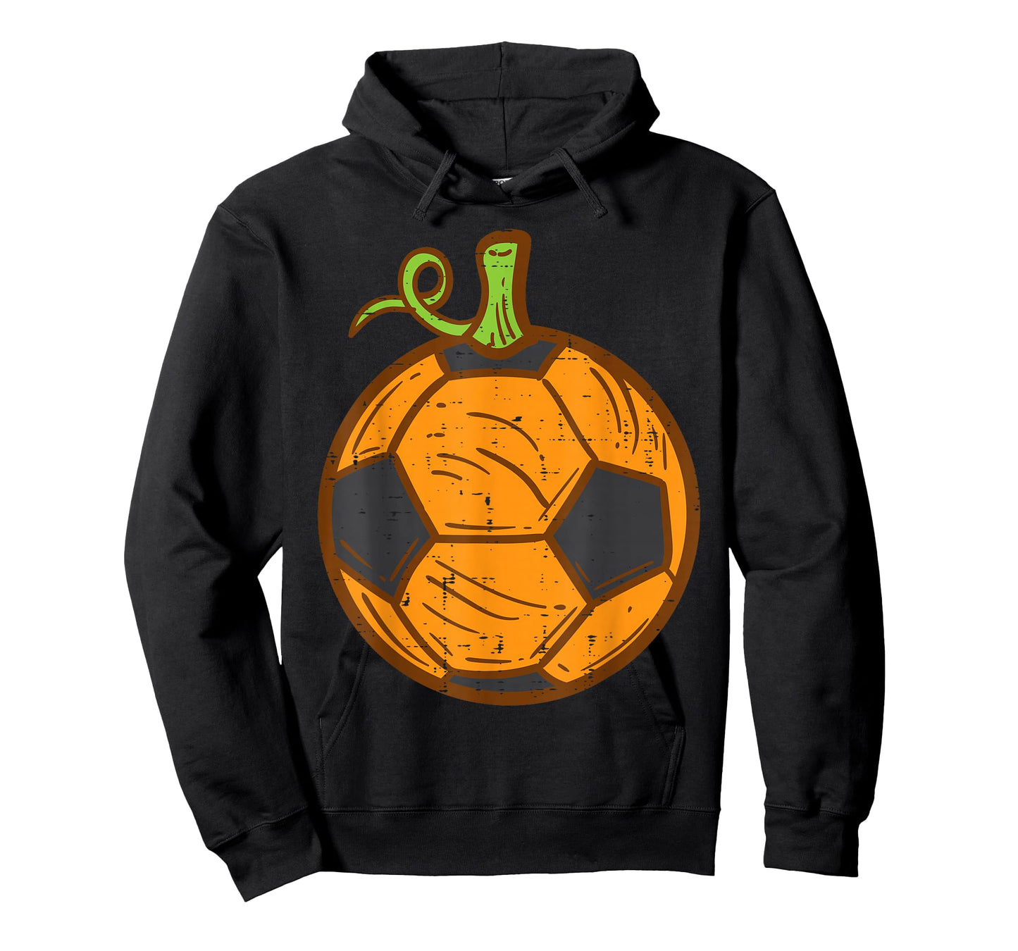Halloween Soccer Ball Pumpkin Football Costume Boys Kids Men T-Shirt